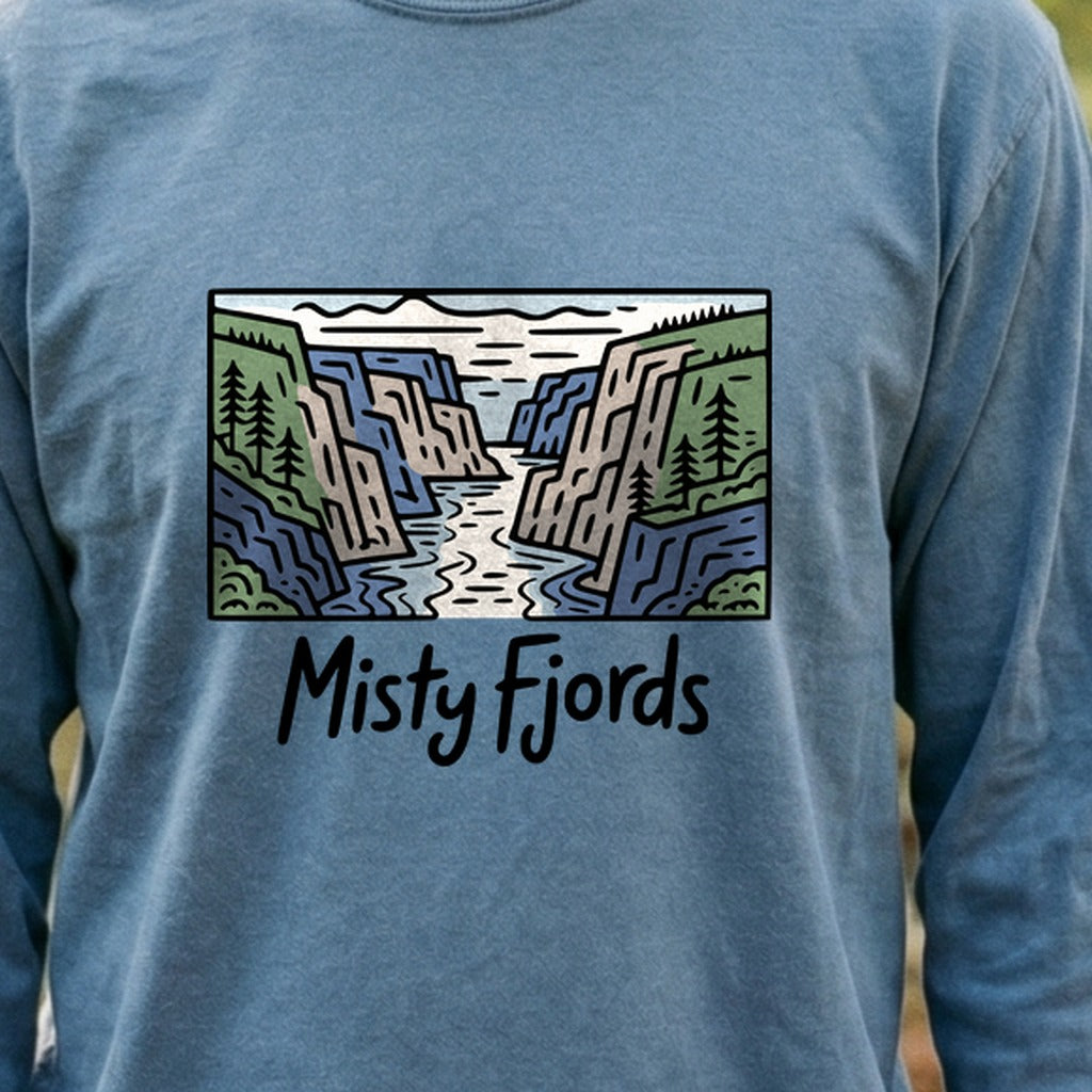 Misty Fjords National Monument Cotton Long Sleeve