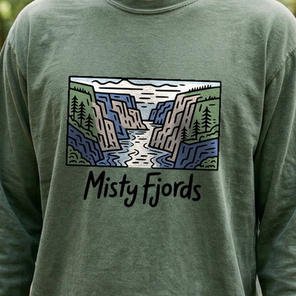 Misty Fjords National Monument Cotton Long Sleeve