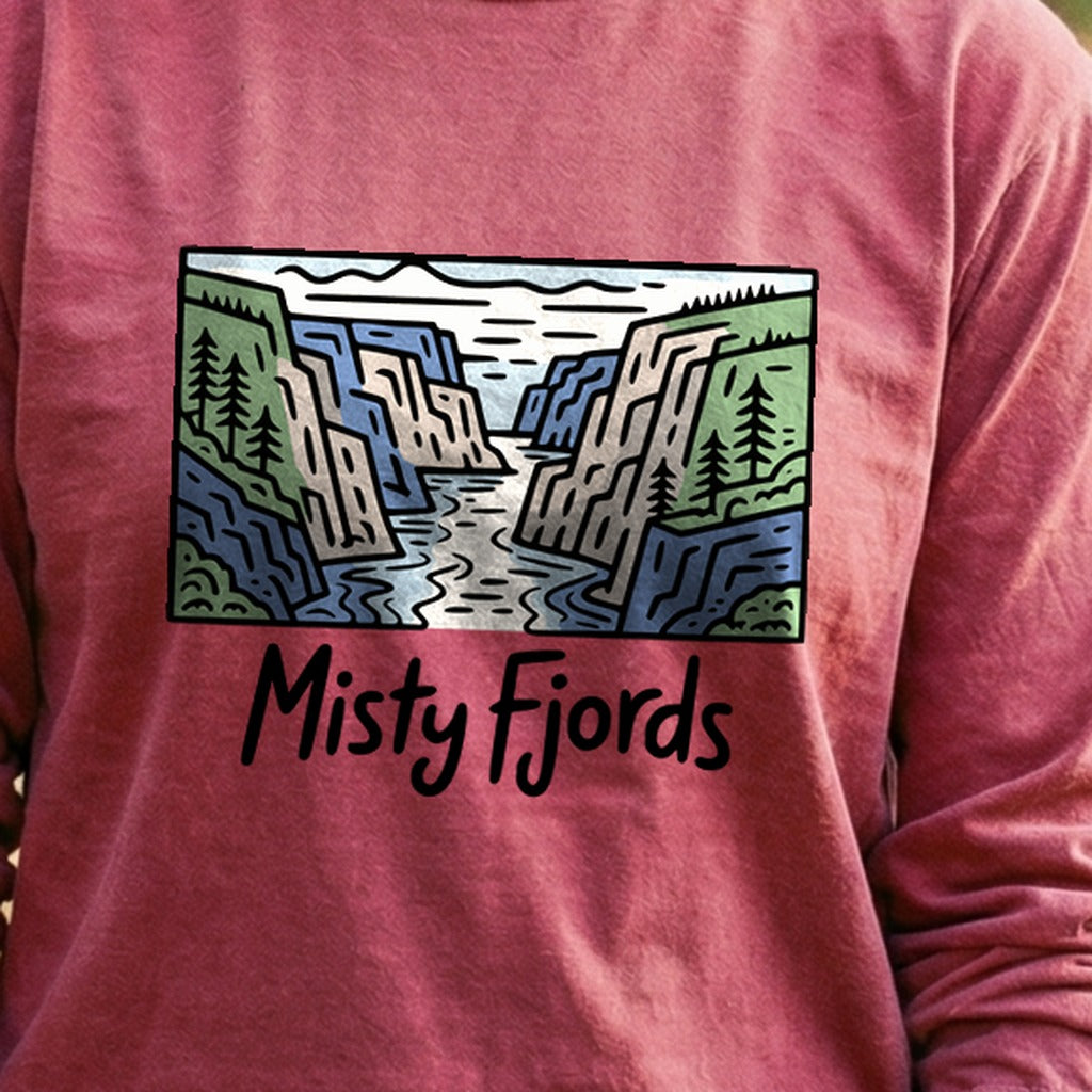 Misty Fjords National Monument Cotton Long Sleeve