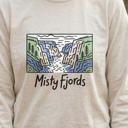 Misty Fjords National Monument Cotton Long Sleeve