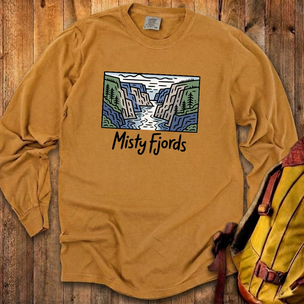 Misty Fjords National Monument Cotton Long Sleeve