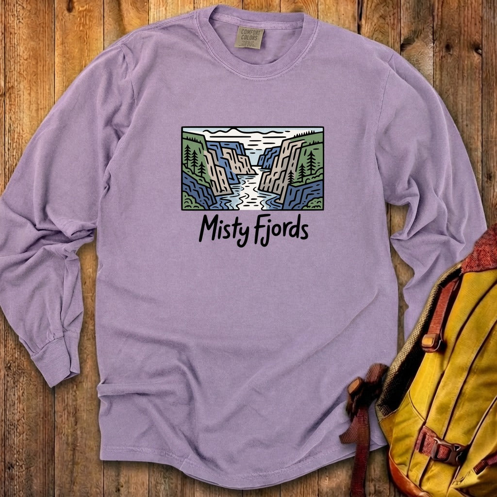 Misty Fjords National Monument Cotton Long Sleeve