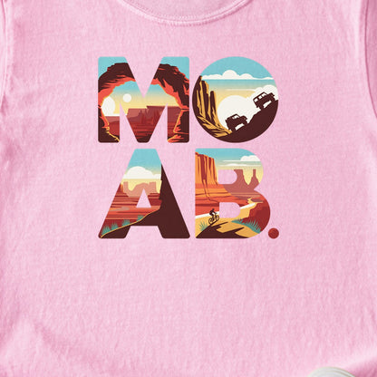 Moab Utah Kids Cotton T-Shirt