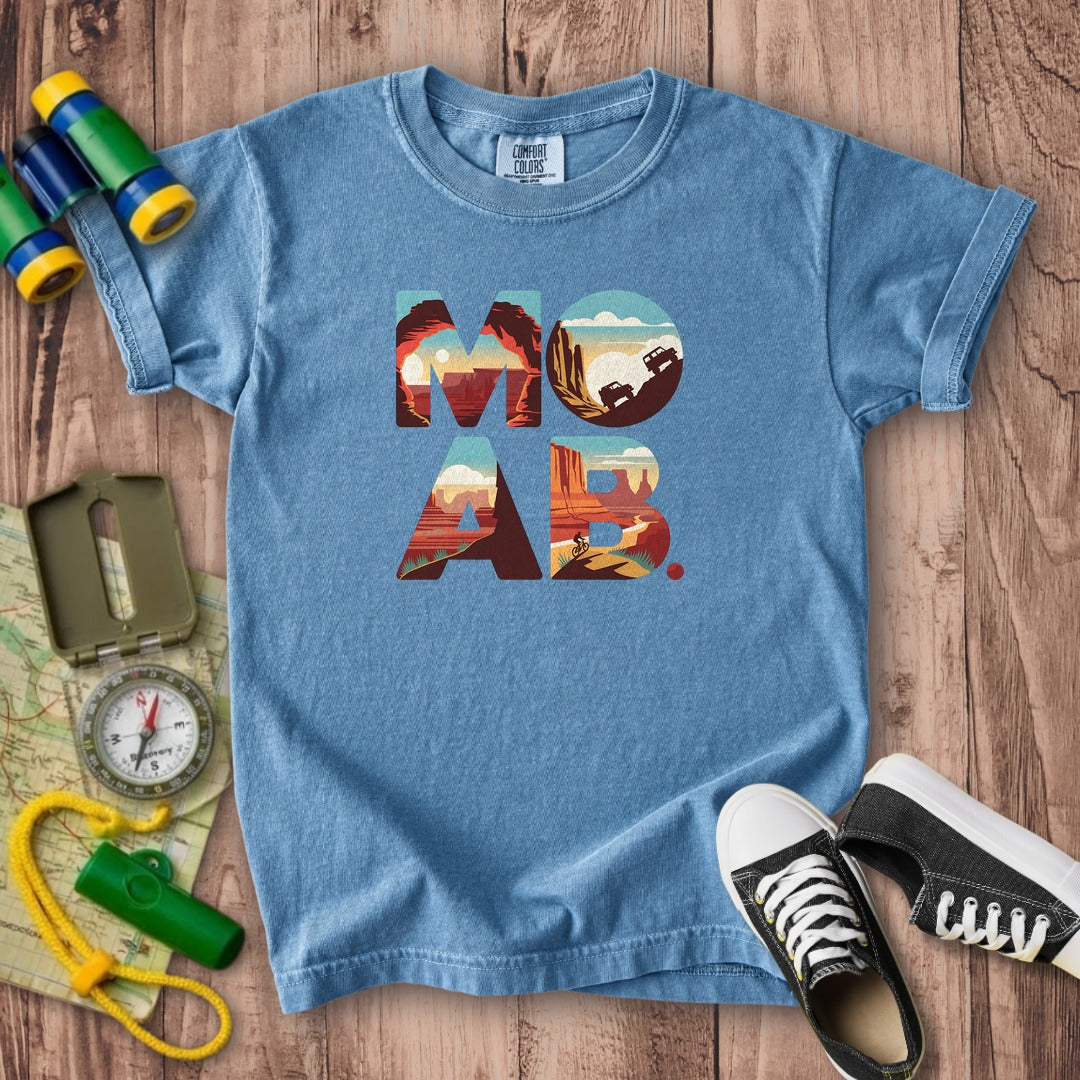 Moab Utah Kids Cotton T-Shirt