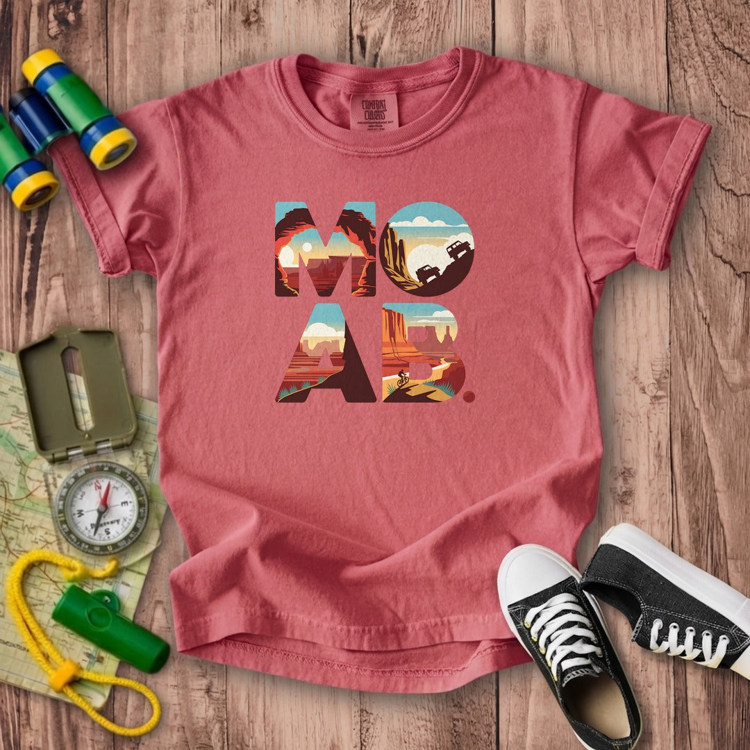 Moab Utah Kids Cotton T-Shirt