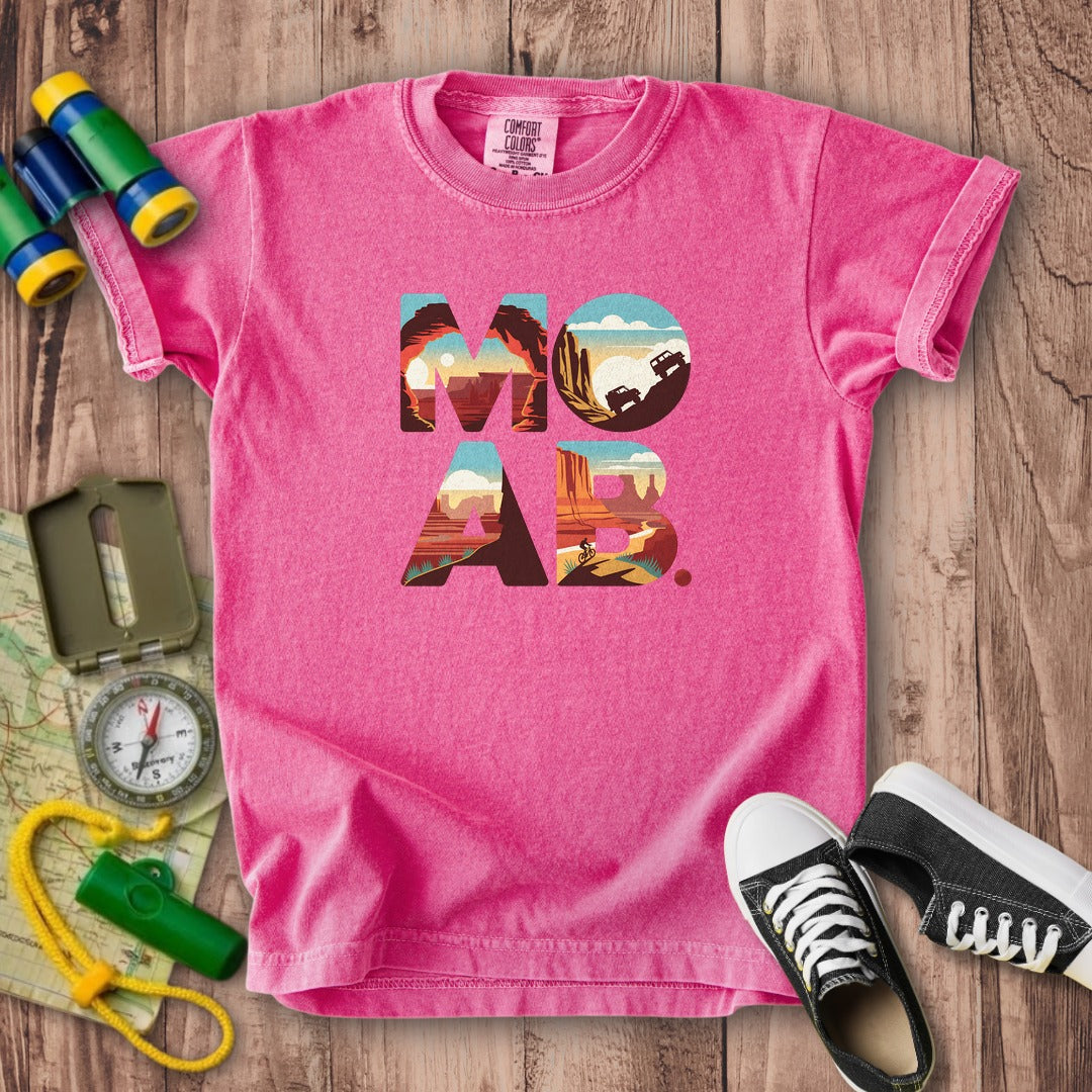 Moab Utah Kids Cotton T-Shirt