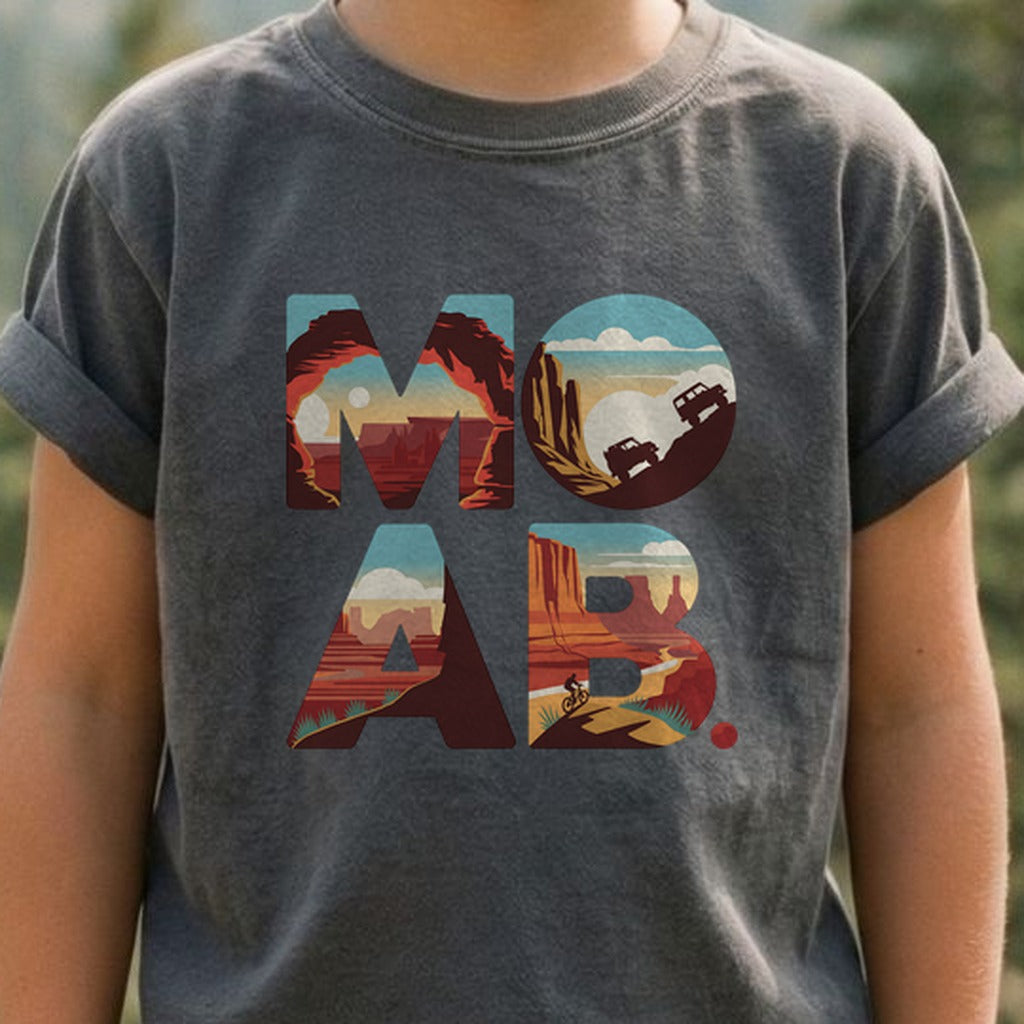 Moab Utah Kids Cotton T-Shirt