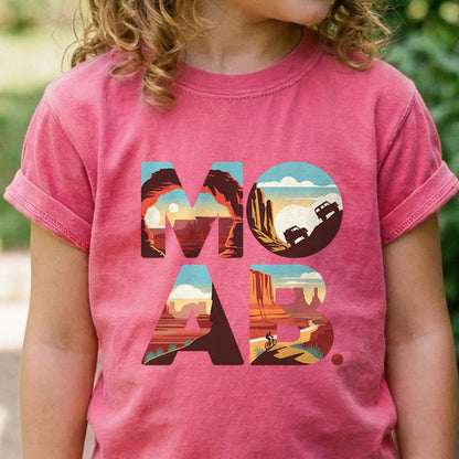 Moab Utah Kids Cotton T-Shirt