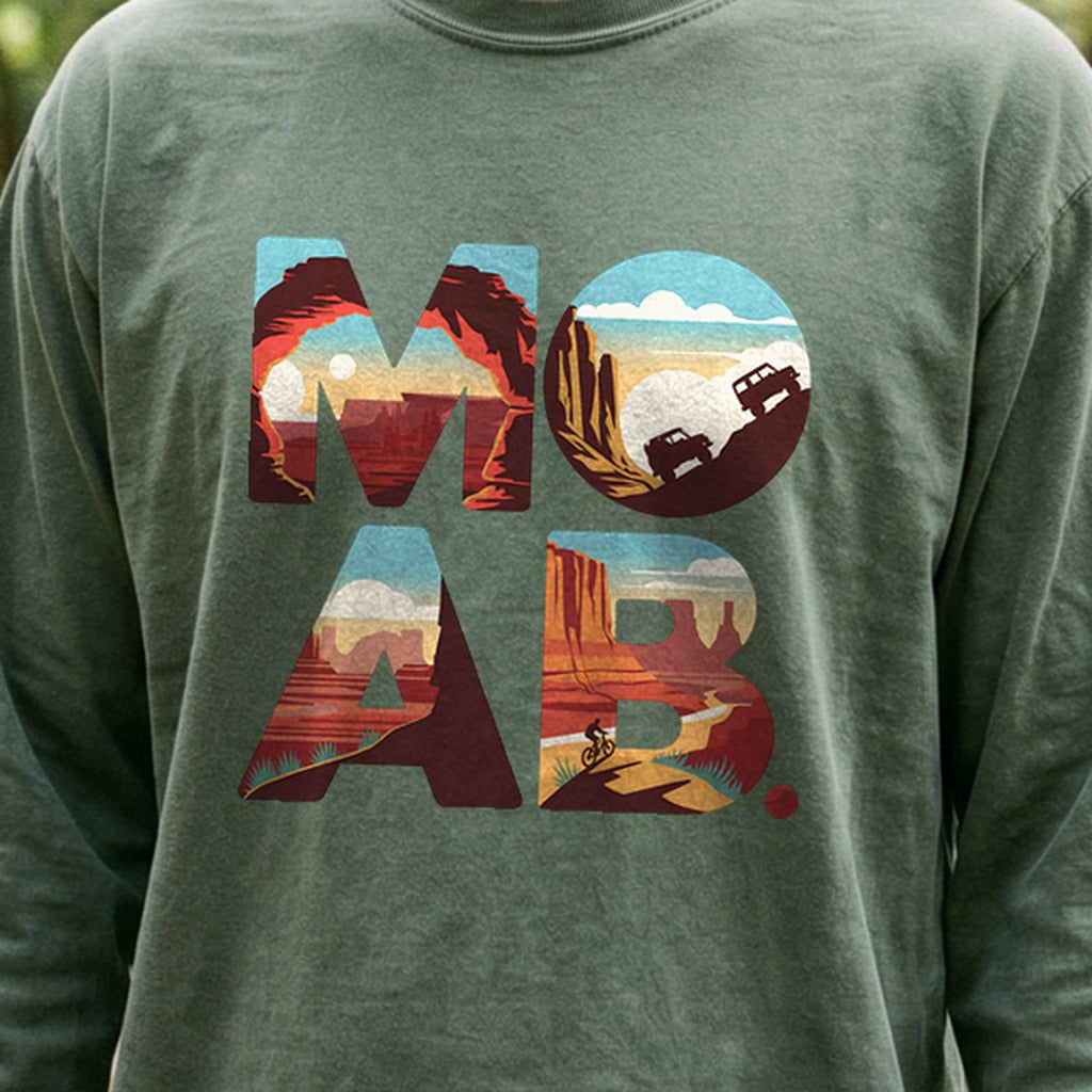 Moab Utah Cotton Long Sleeve