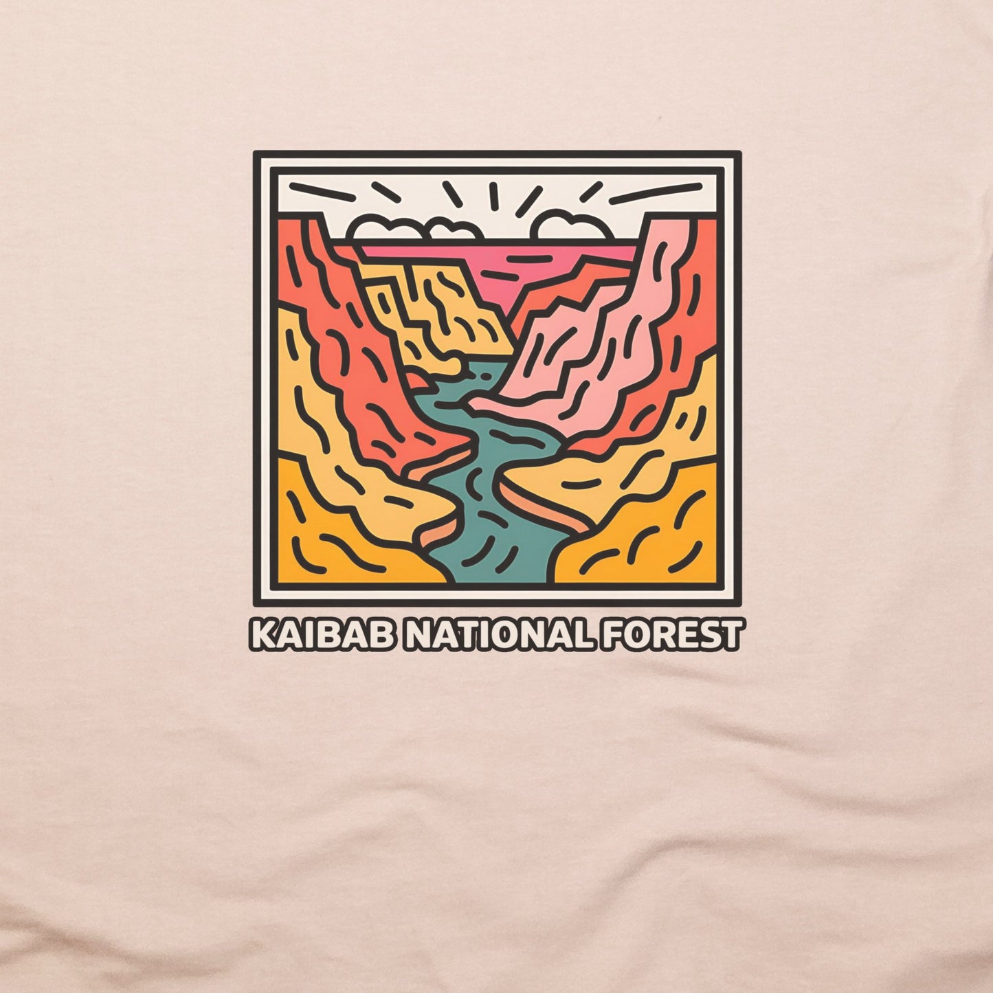 Kaibab National Forest T-Shirt Adventure and Outdoors Themed T-Shirt