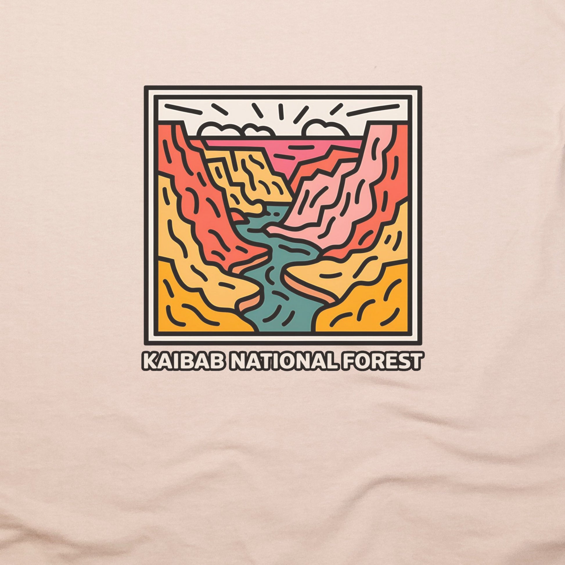 Kaibab National Forest T-Shirt Adventure and Outdoors Themed T-Shirt