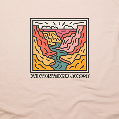 Kaibab National Forest T-Shirt Adventure and Outdoors Themed T-Shirt
