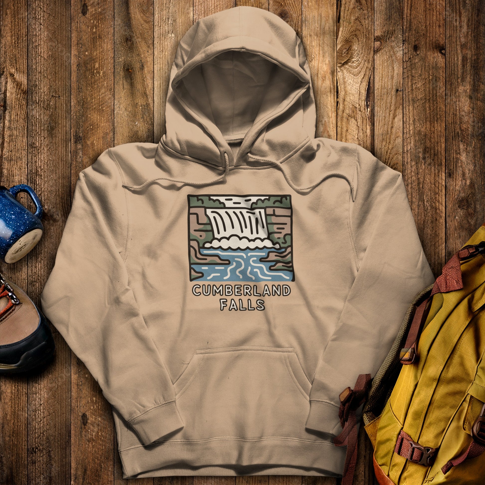 Cumberland Falls State Resort Park Hoodie Sand Adventure and Outdoors Themed Hoodie