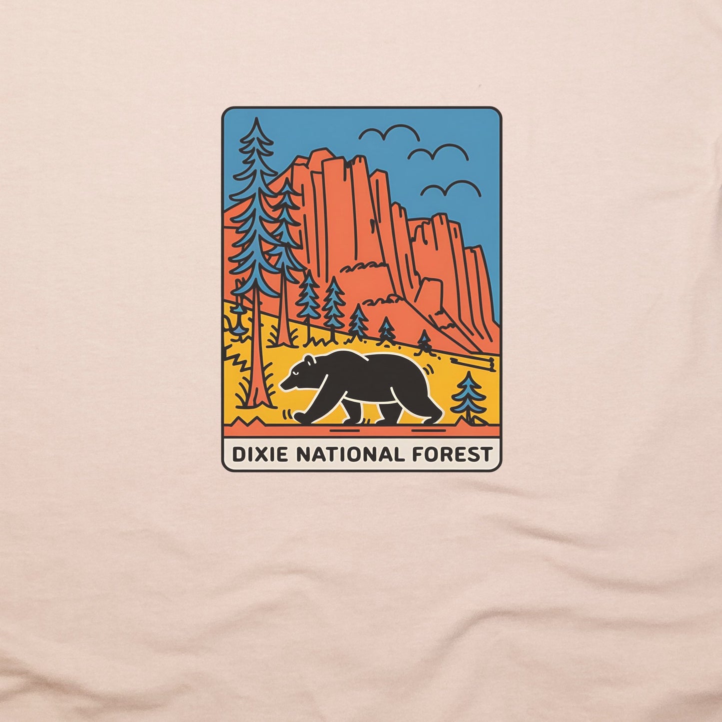 Dixie National Forest T-Shirt Adventure and Outdoors Themed T-Shirt