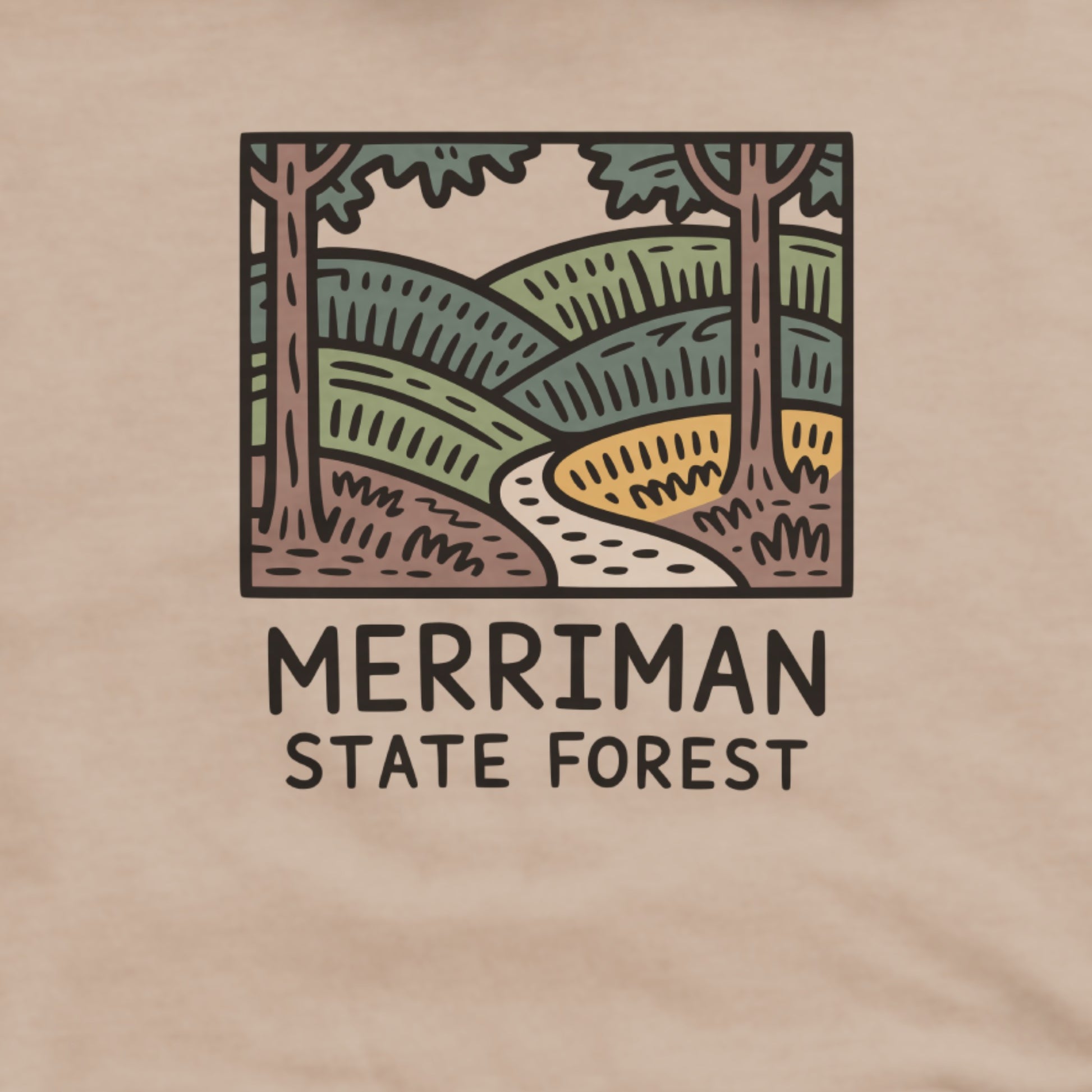 Merriman State Forest Hoodie Adventure and Outdoors Themed Hoodie