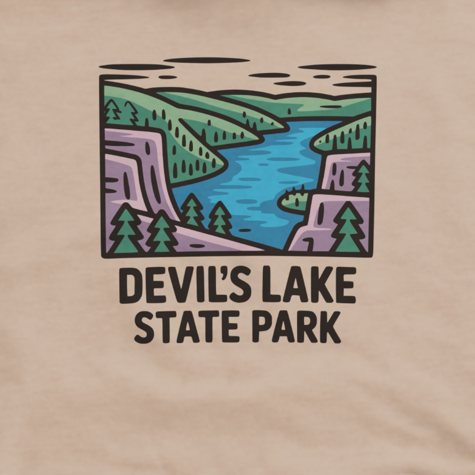 Devil’s Lake State Park Hoodie Adventure and Outdoors Themed Hoodie