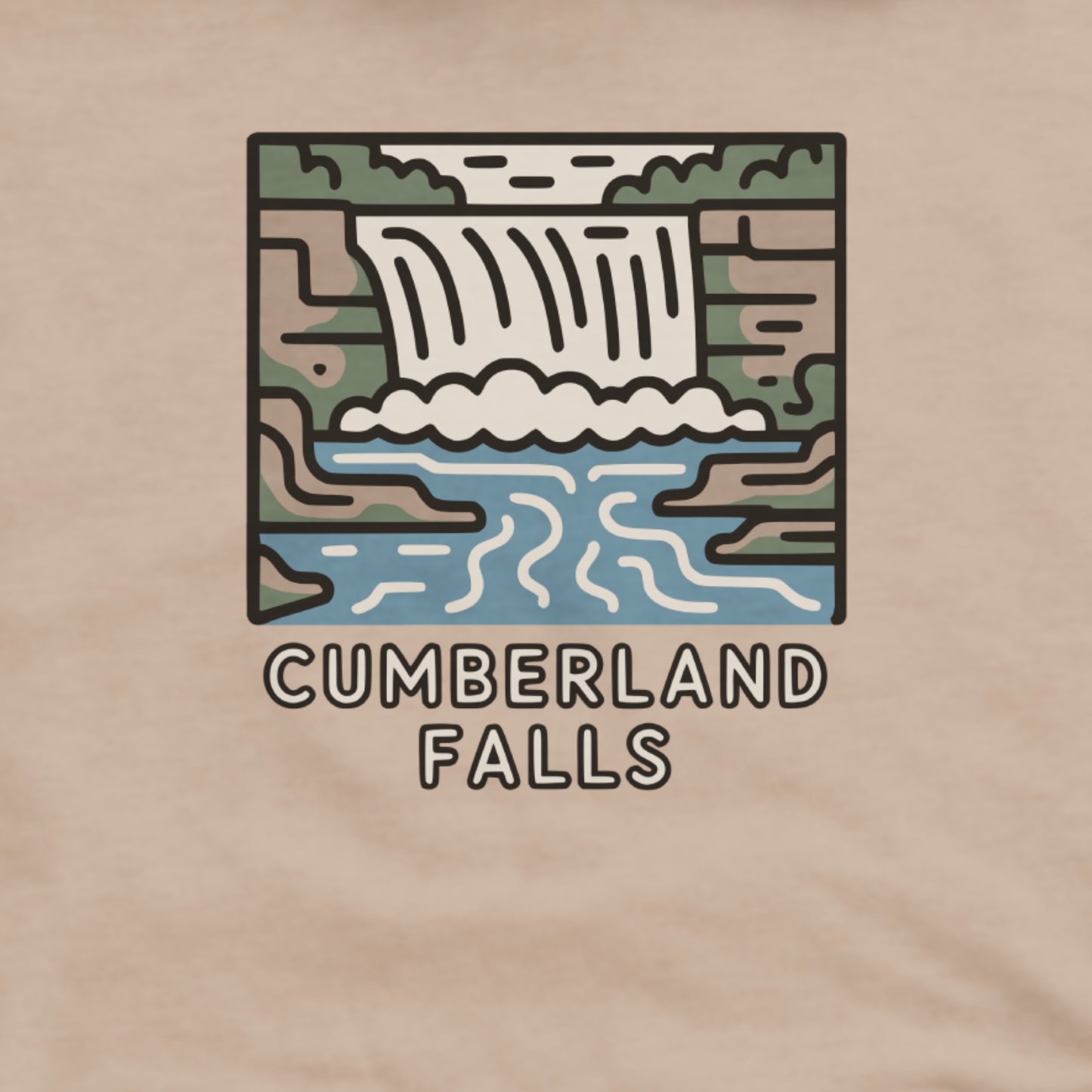 Cumberland Falls State Resort Park Hoodie Adventure and Outdoors Themed Hoodie