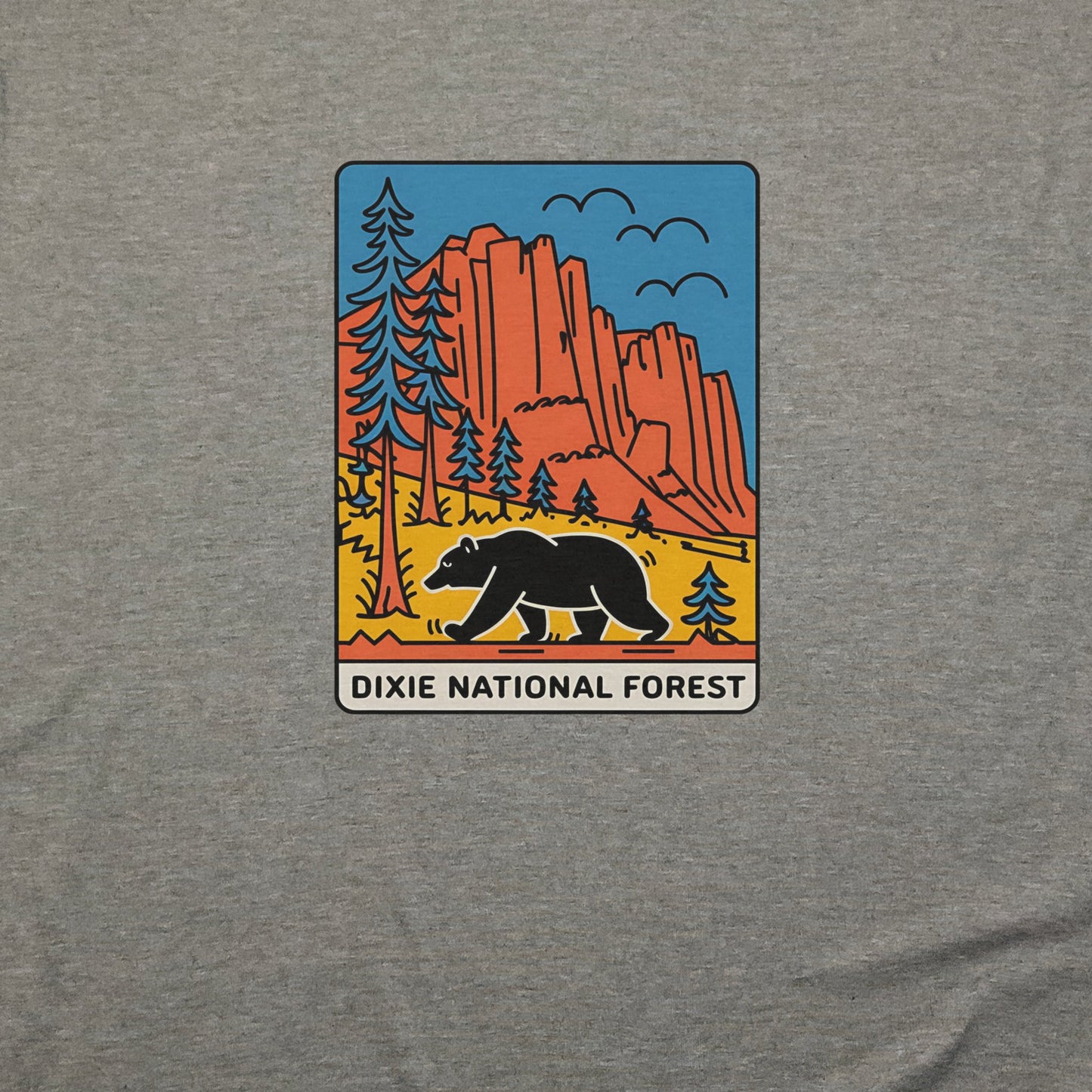 Dixie National Forest T-Shirt Adventure and Outdoors Themed T-Shirt
