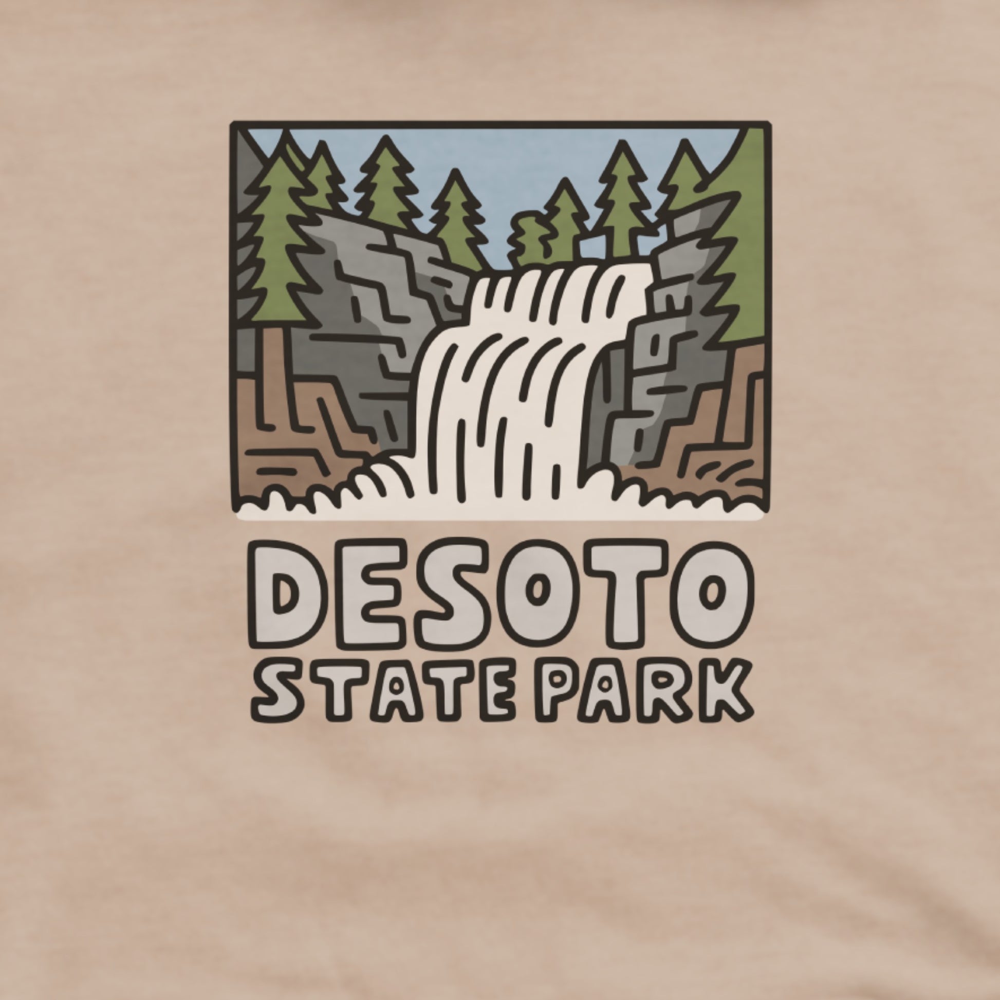 DeSoto State Park Hoodie Adventure and Outdoors Themed Hoodie
