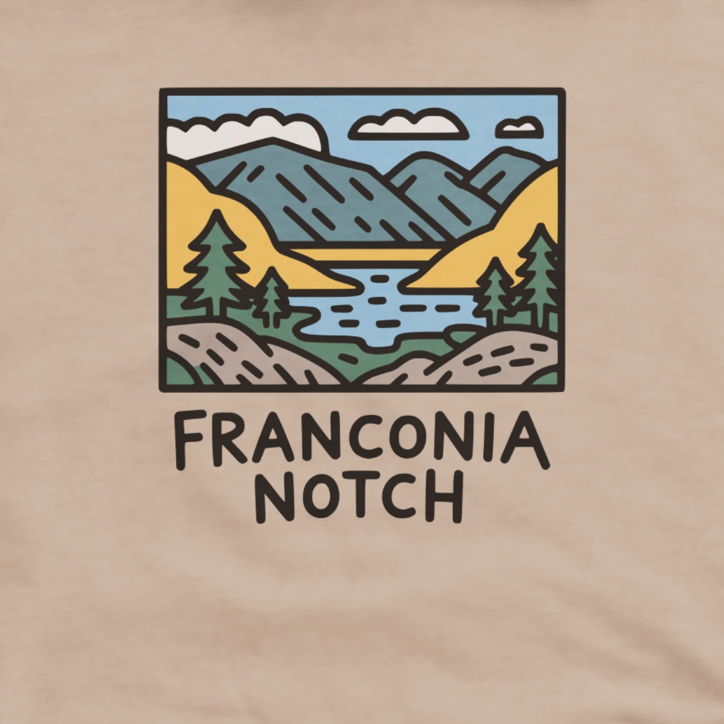 Franconia Notch State Park Hoodie Adventure and Outdoors Themed Hoodie