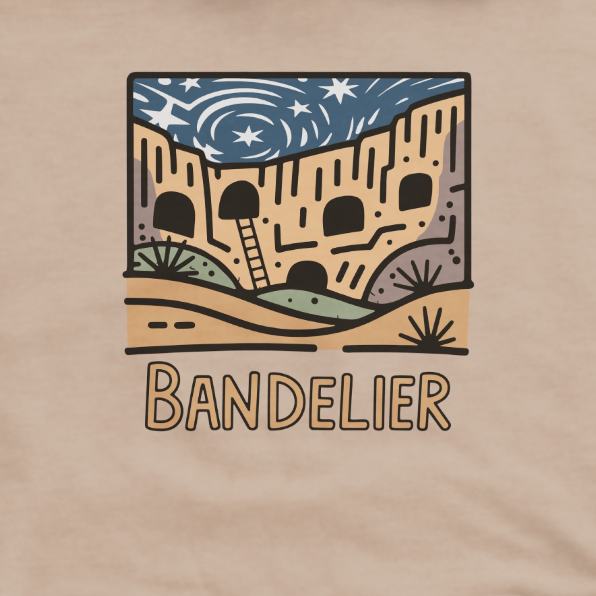 Bandelier National Monument Hoodie Adventure and Outdoors Themed Hoodie