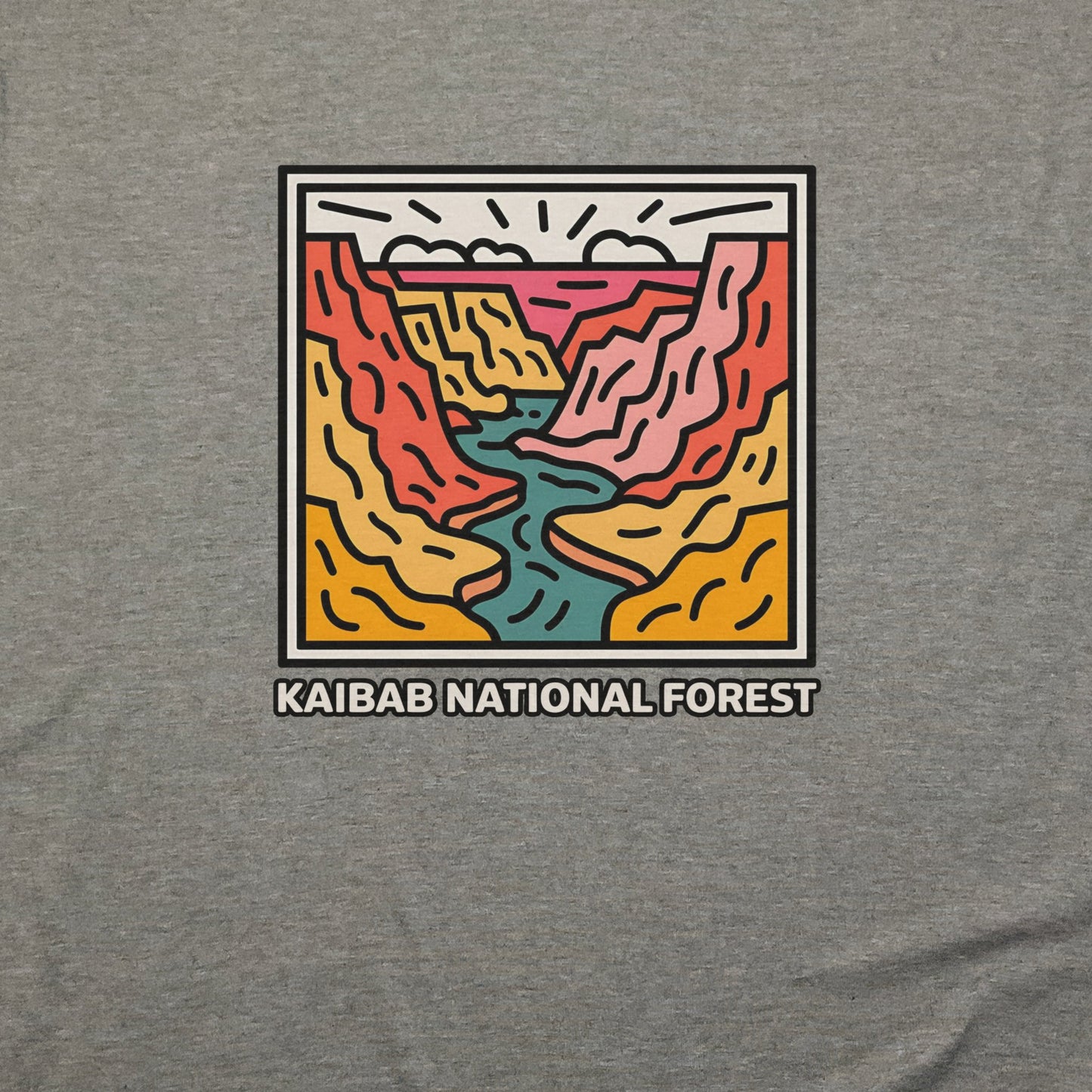 Kaibab National Forest T-Shirt Adventure and Outdoors Themed T-Shirt