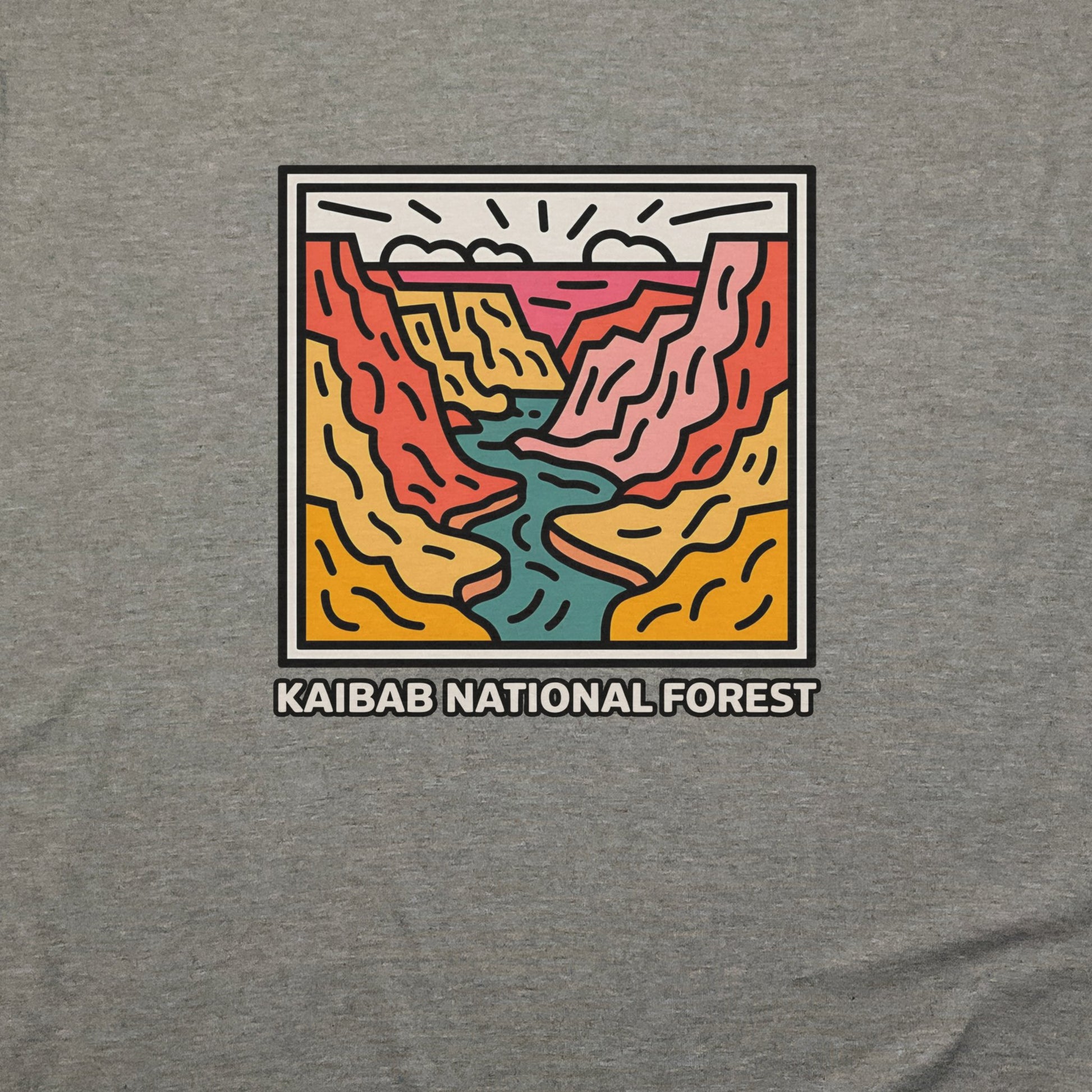 Kaibab National Forest T-Shirt Adventure and Outdoors Themed T-Shirt