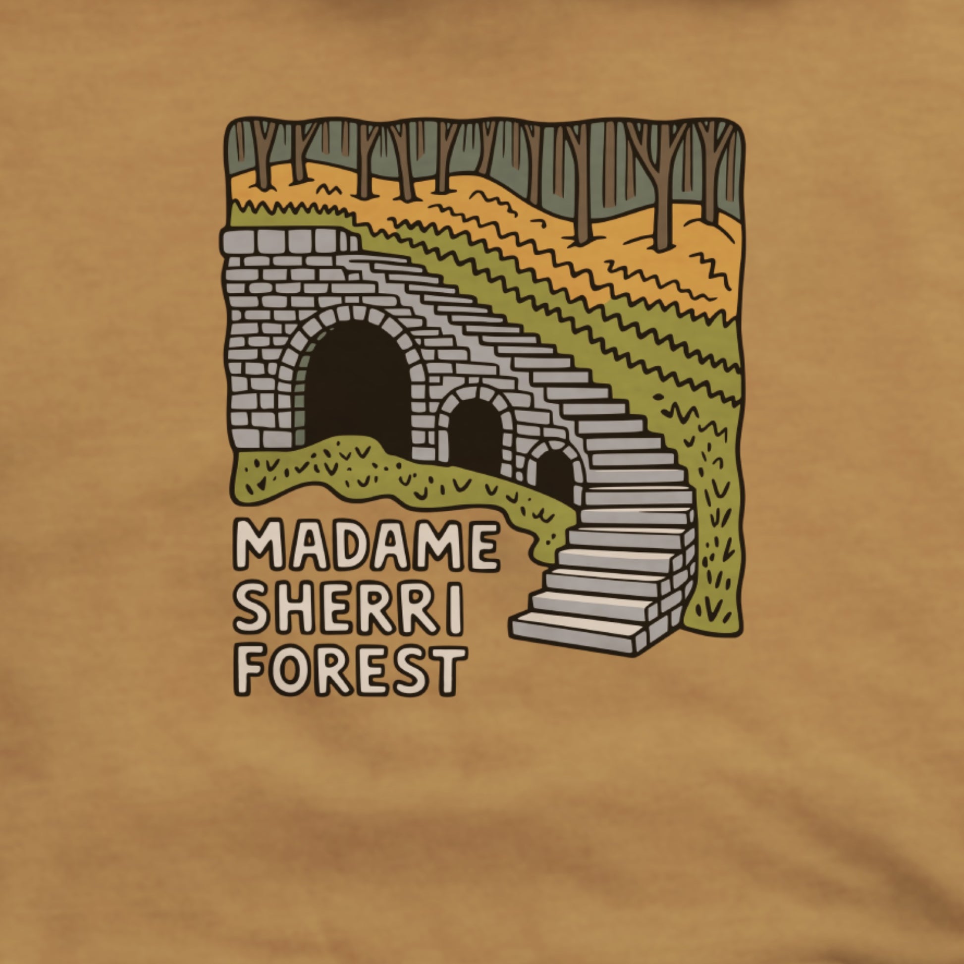 Madame Sherri Forest Hoodie Adventure and Outdoors Themed Hoodie