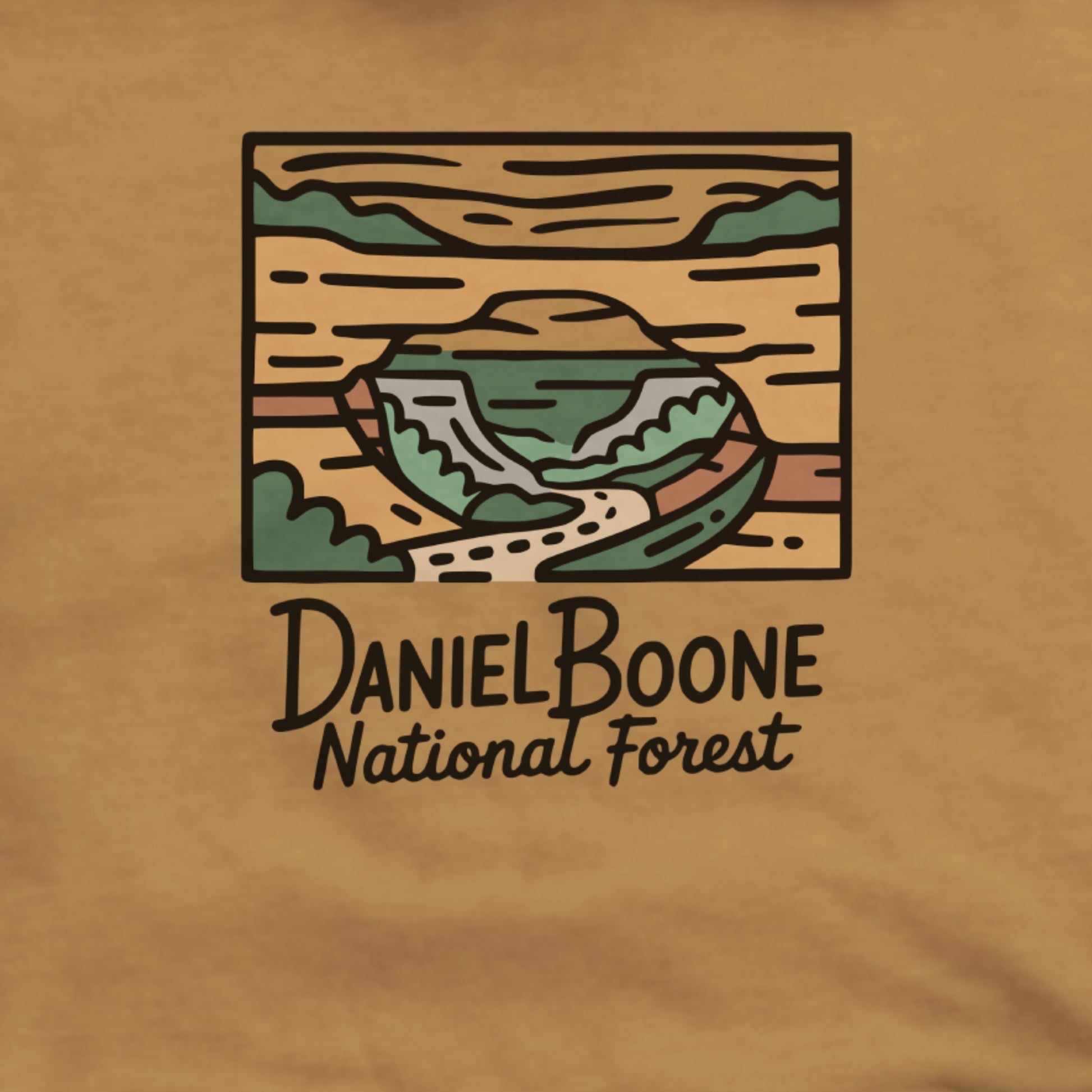 Daniel Boone National Forest Hoodie Adventure and Outdoors Themed Hoodie
