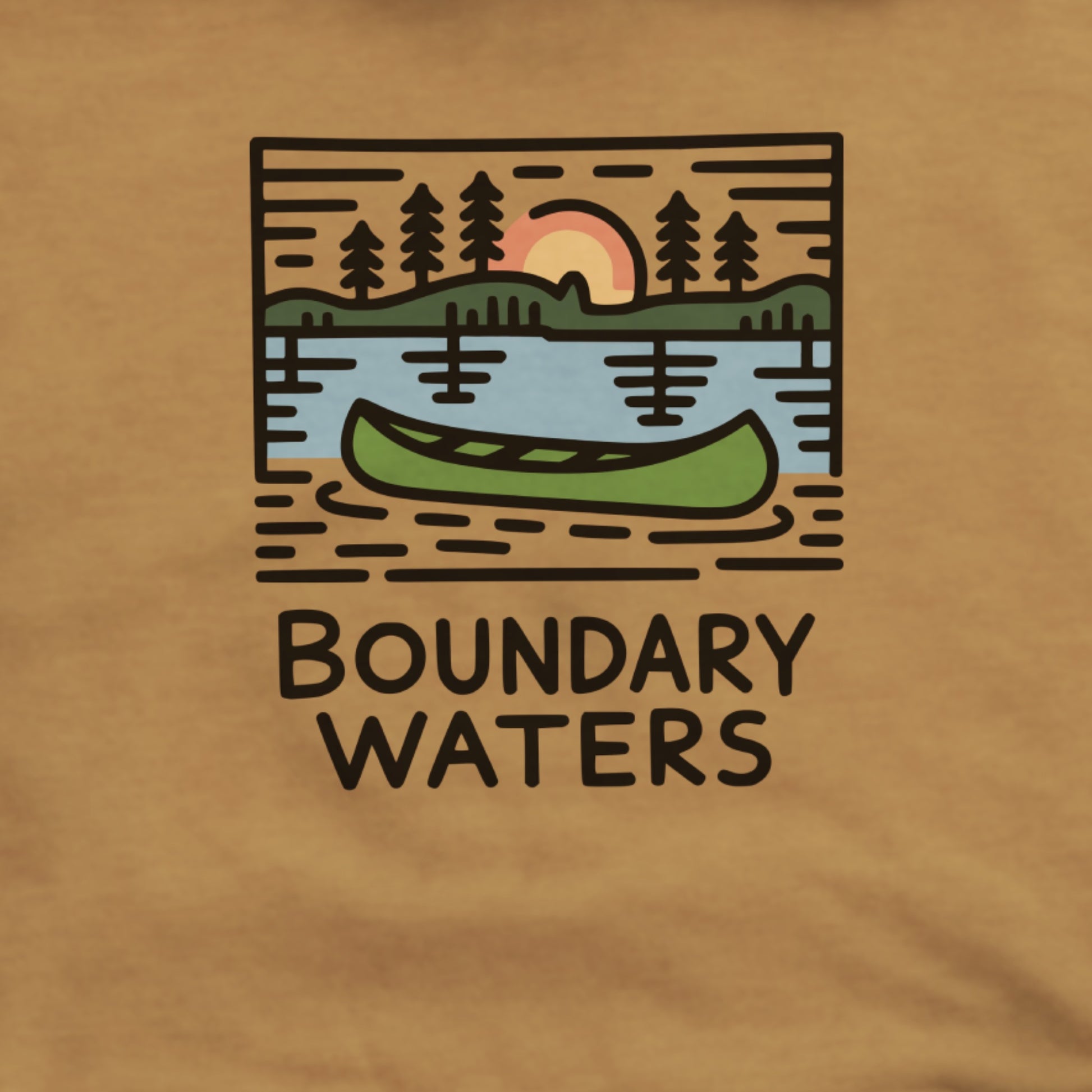 Boundary Waters Canoe Area Wilderness Hoodie Adventure and Outdoors Themed Hoodie
