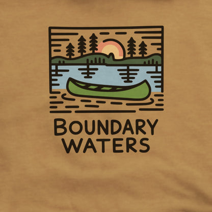 Boundary Waters Canoe Area Wilderness Hoodie Adventure and Outdoors Themed Hoodie