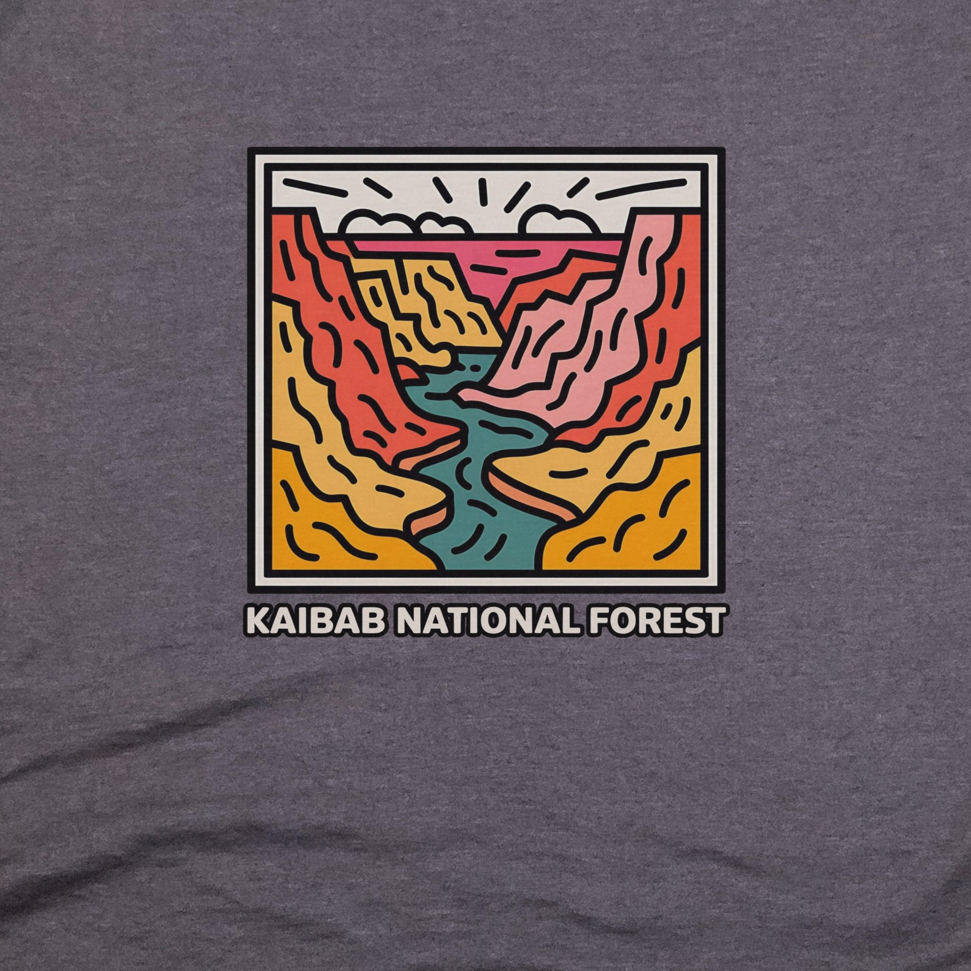 Kaibab National Forest T-Shirt Adventure and Outdoors Themed T-Shirt