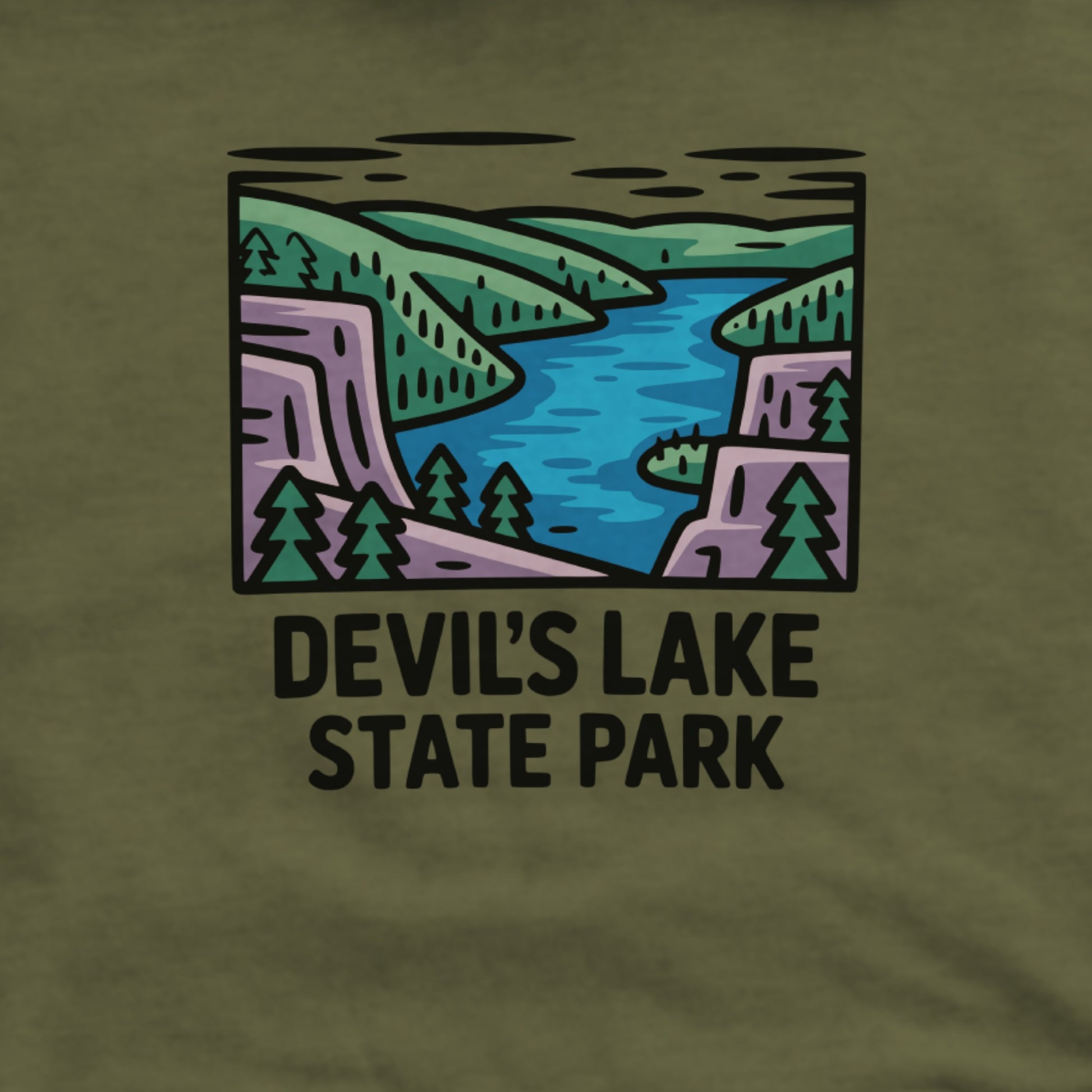 Devil’s Lake State Park Hoodie Adventure and Outdoors Themed Hoodie