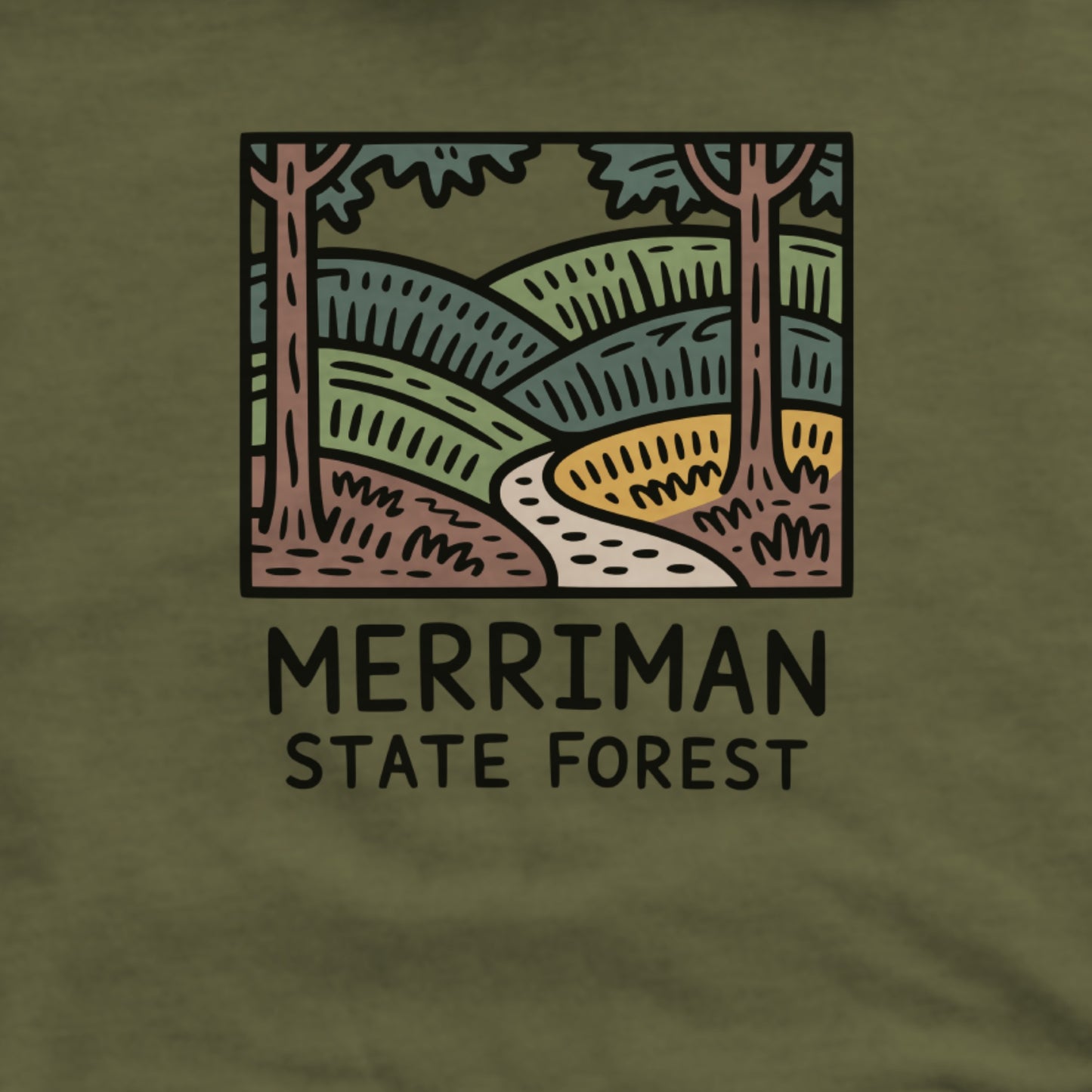 Merriman State Forest Hoodie Adventure and Outdoors Themed Hoodie