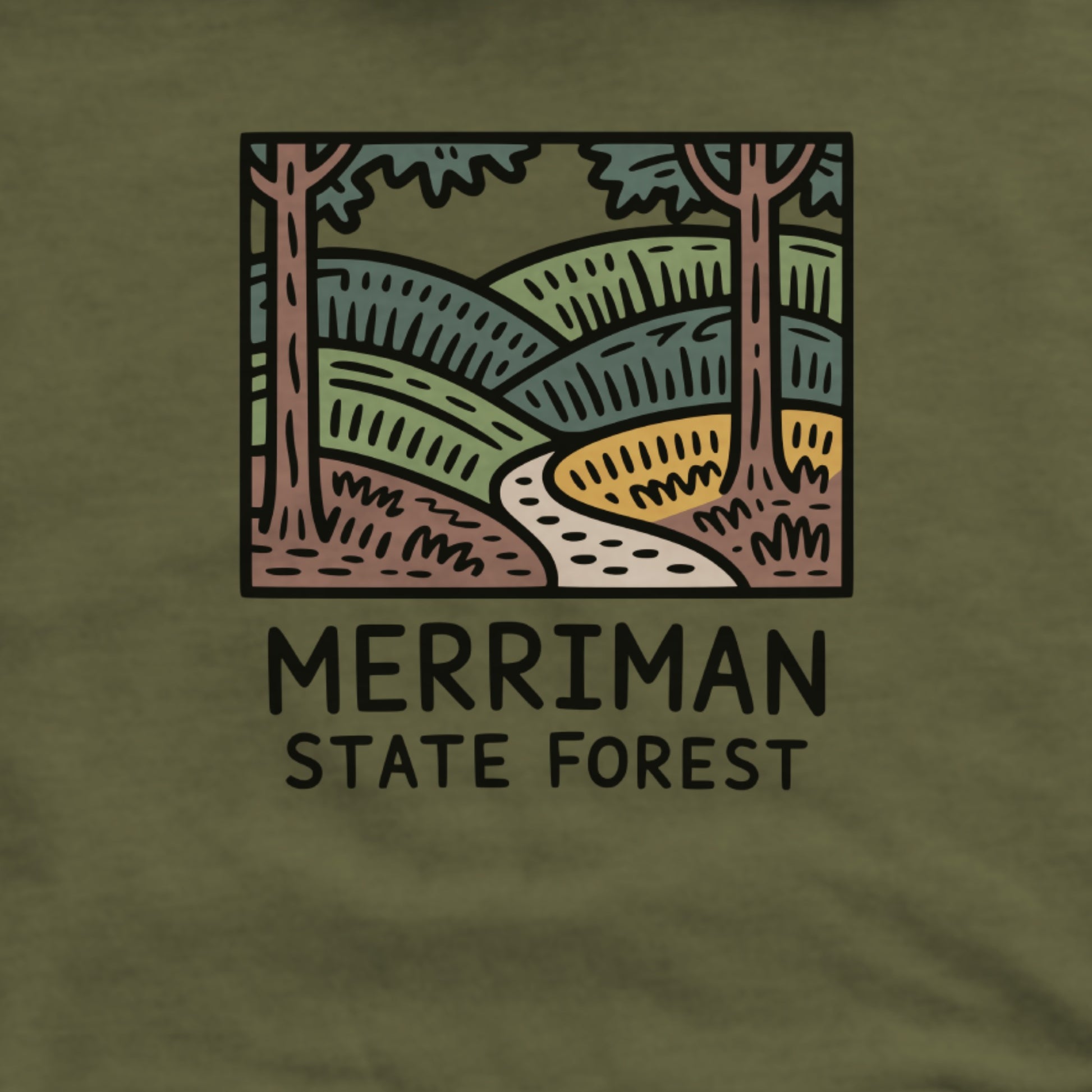 Merriman State Forest Hoodie Adventure and Outdoors Themed Hoodie
