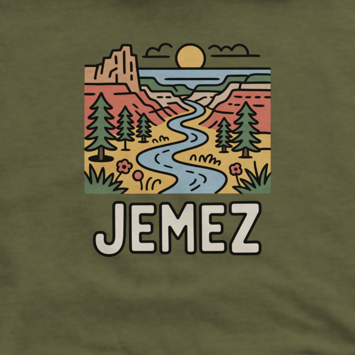 Jemez National Recreation Area Hoodie Adventure and Outdoors Themed Hoodie