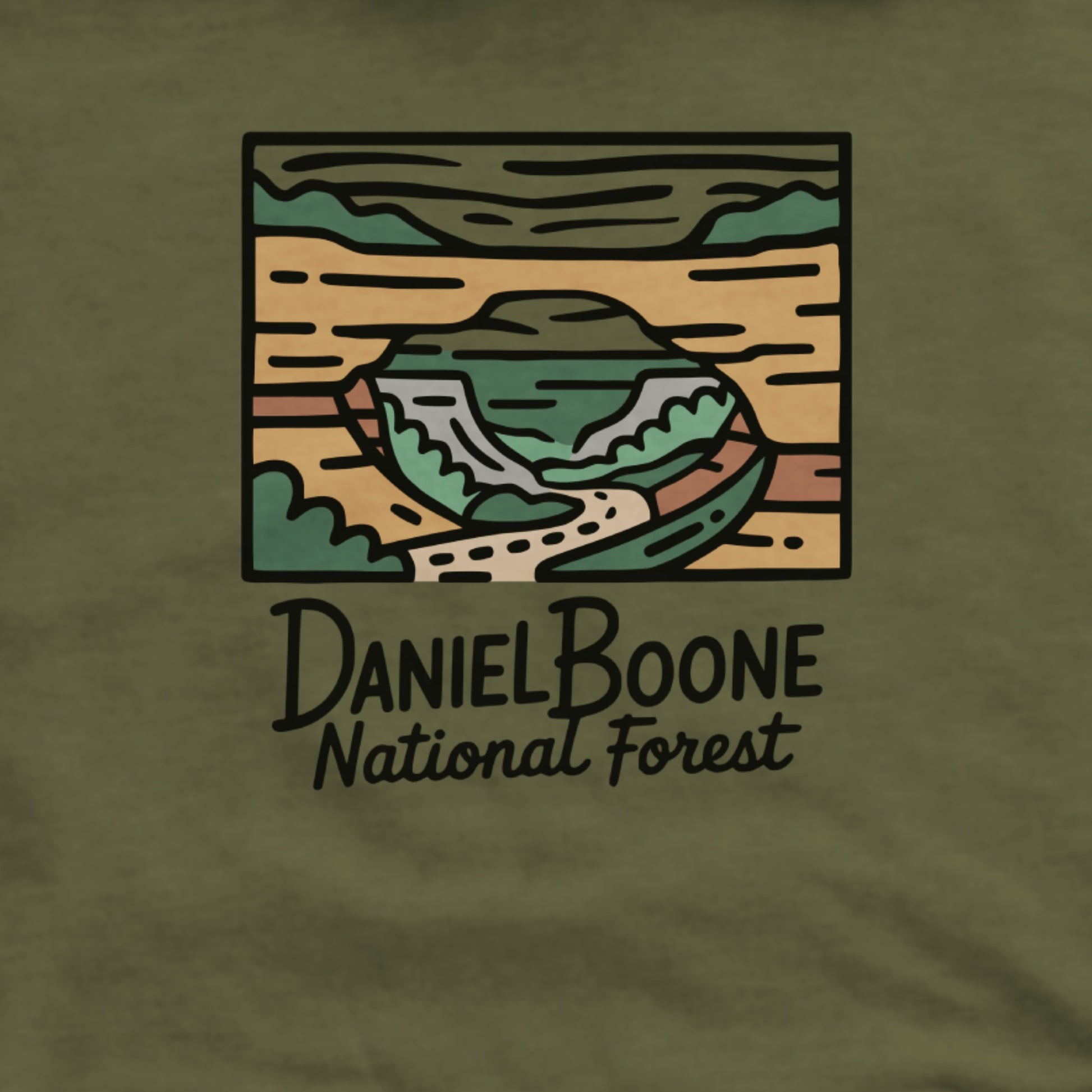 Daniel Boone National Forest Hoodie Adventure and Outdoors Themed Hoodie