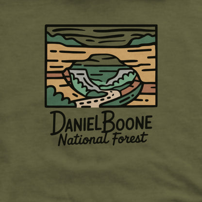 Daniel Boone National Forest Hoodie Adventure and Outdoors Themed Hoodie