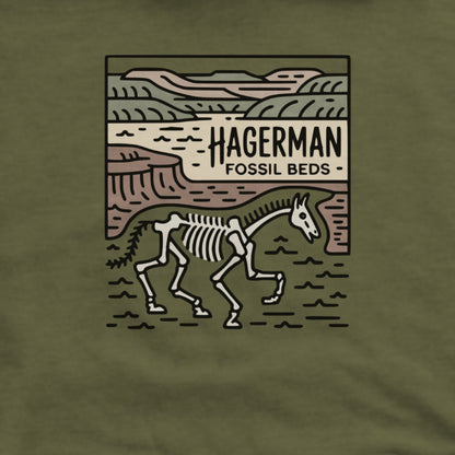 Hagerman Fossil Beds National Monument Hoodie Adventure and Outdoors Themed Hoodie