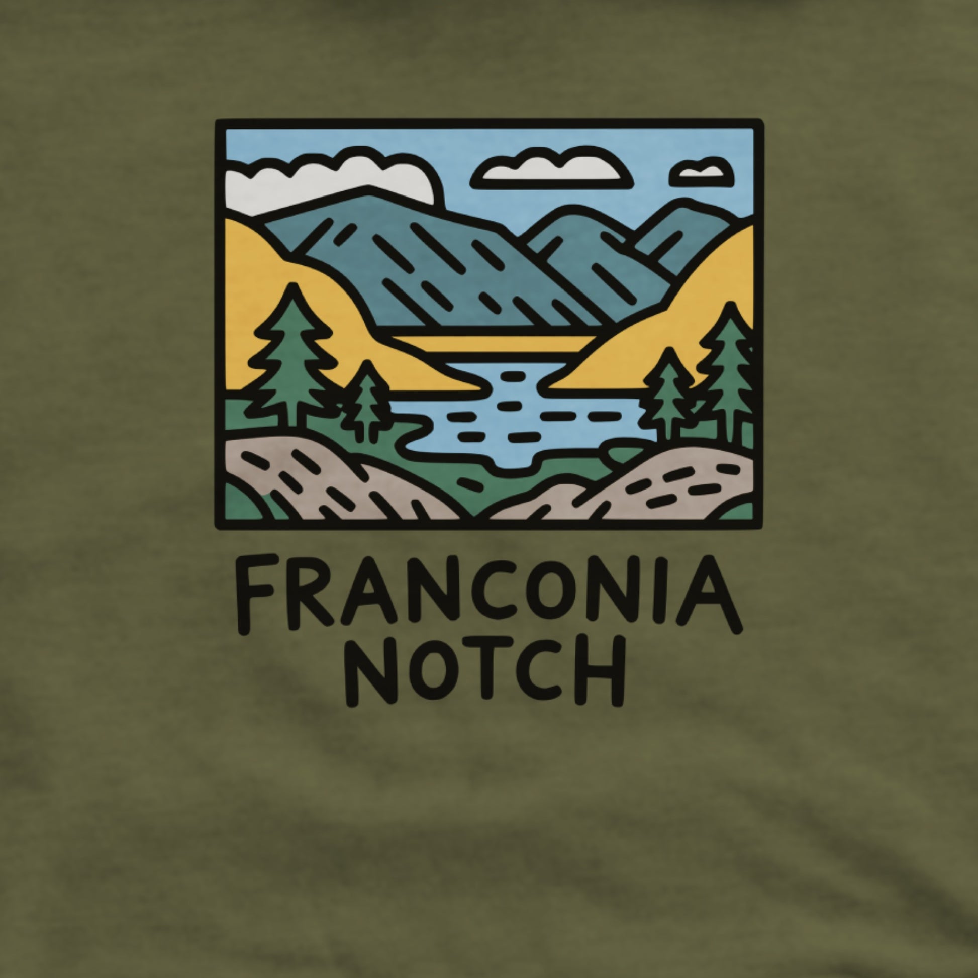 Franconia Notch State Park Hoodie Adventure and Outdoors Themed Hoodie