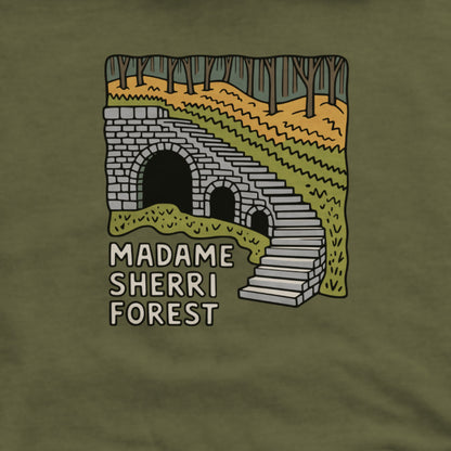 Madame Sherri Forest Hoodie Adventure and Outdoors Themed Hoodie