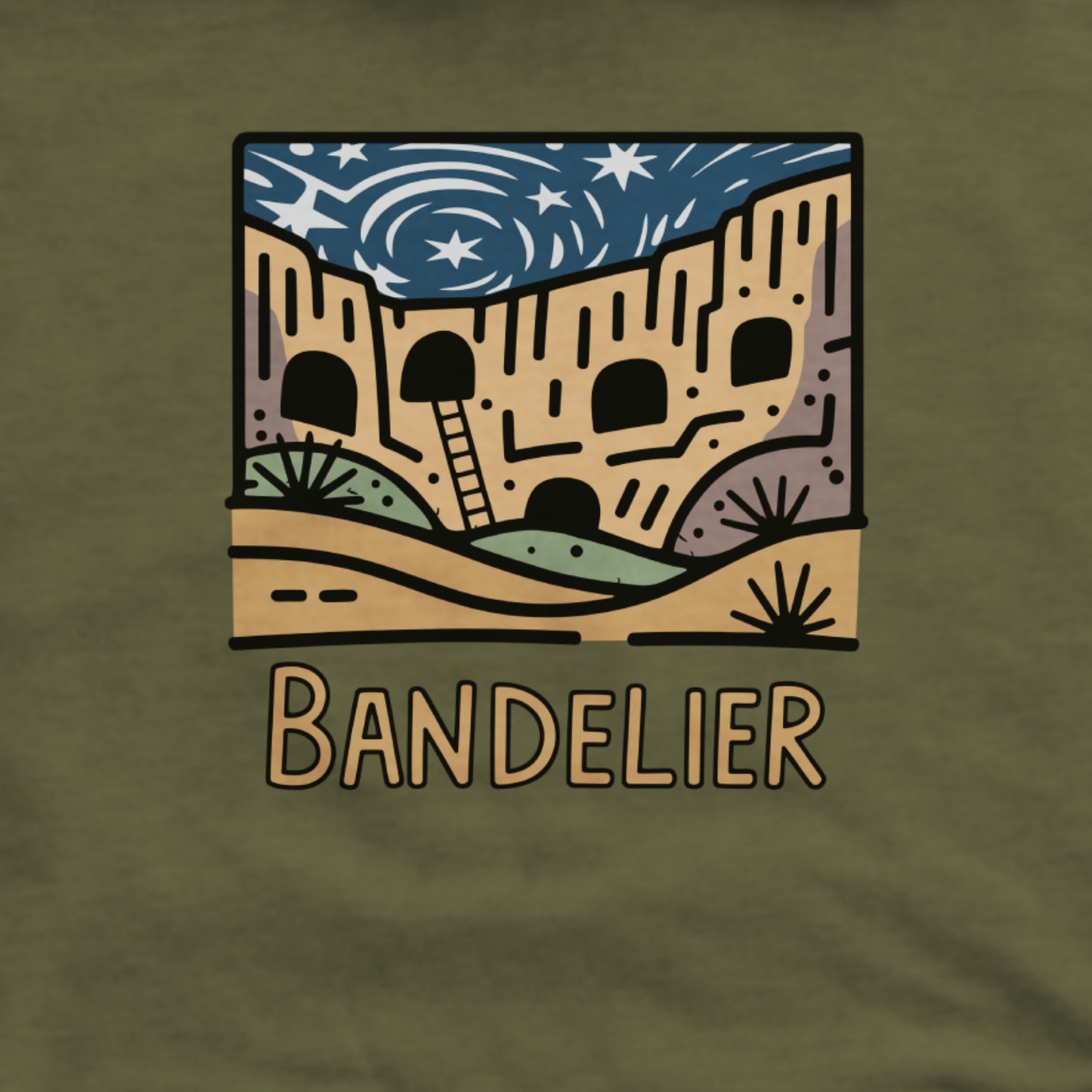 Bandelier National Monument Hoodie Adventure and Outdoors Themed Hoodie