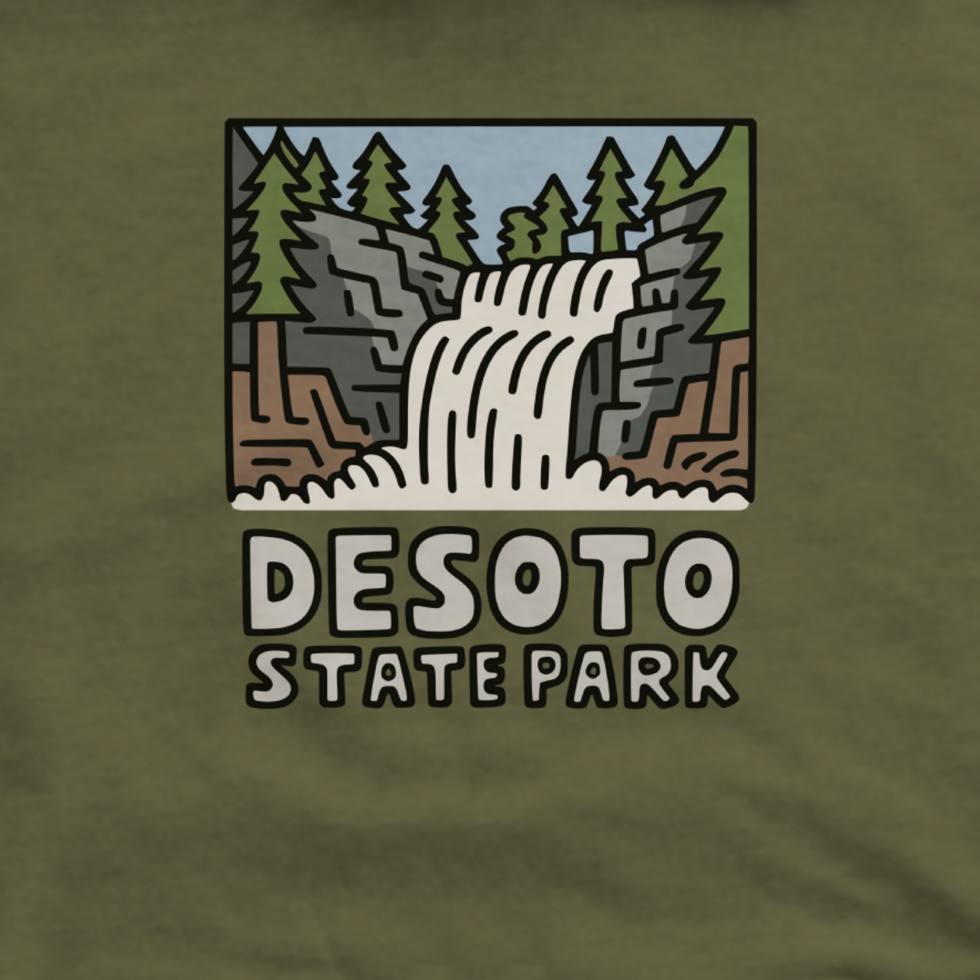 DeSoto State Park Hoodie Adventure and Outdoors Themed Hoodie
