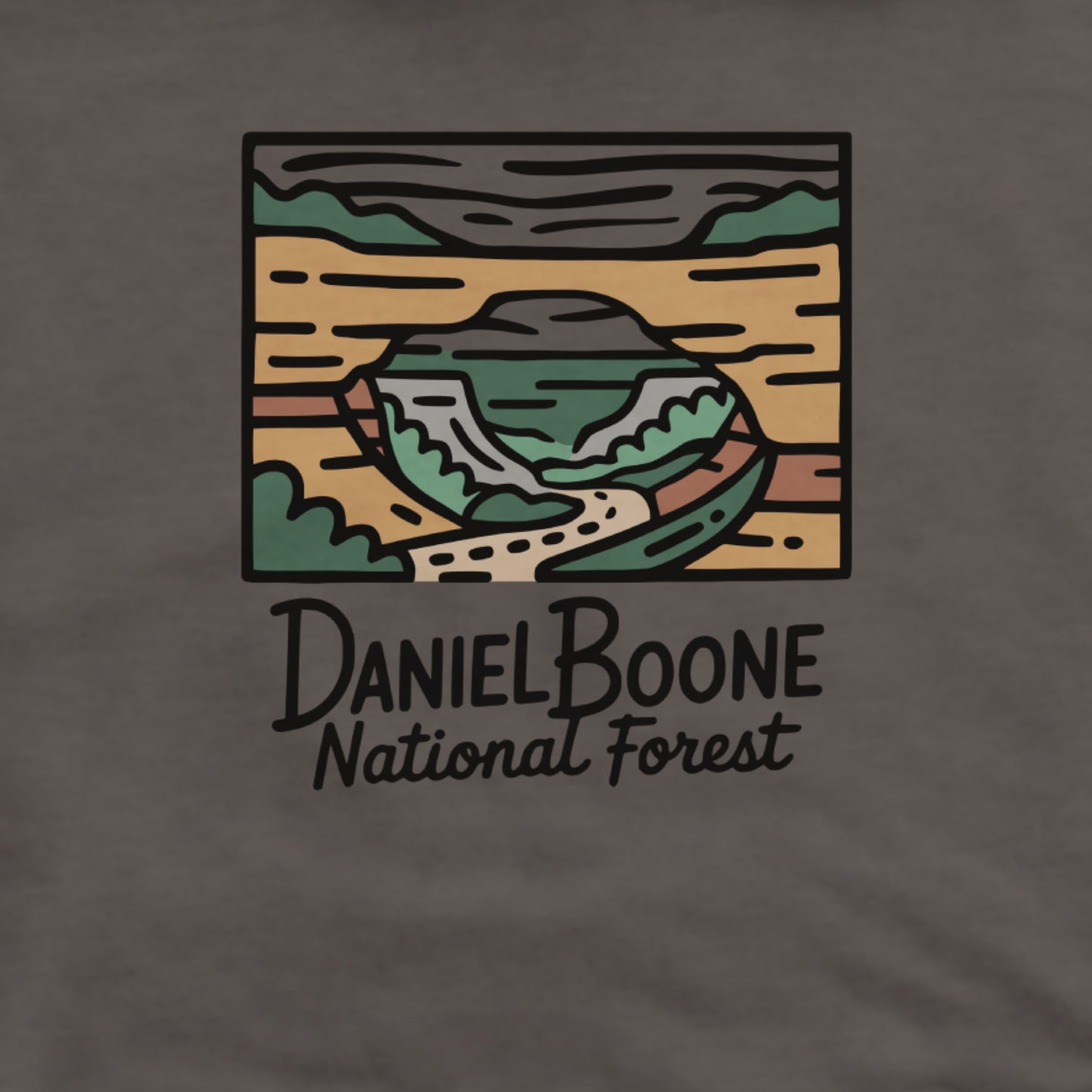Daniel Boone National Forest Hoodie Adventure and Outdoors Themed Hoodie