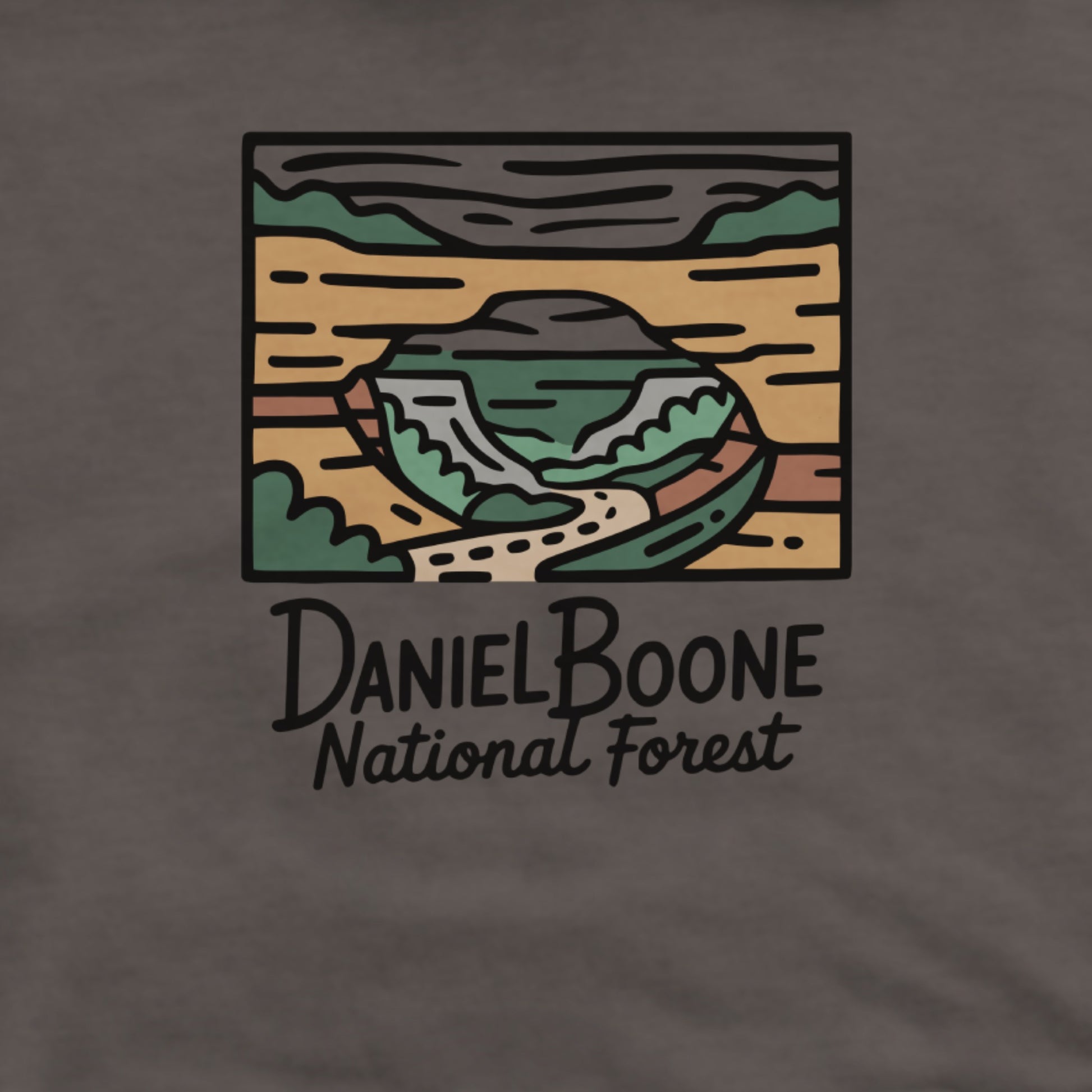 Daniel Boone National Forest Hoodie Adventure and Outdoors Themed Hoodie