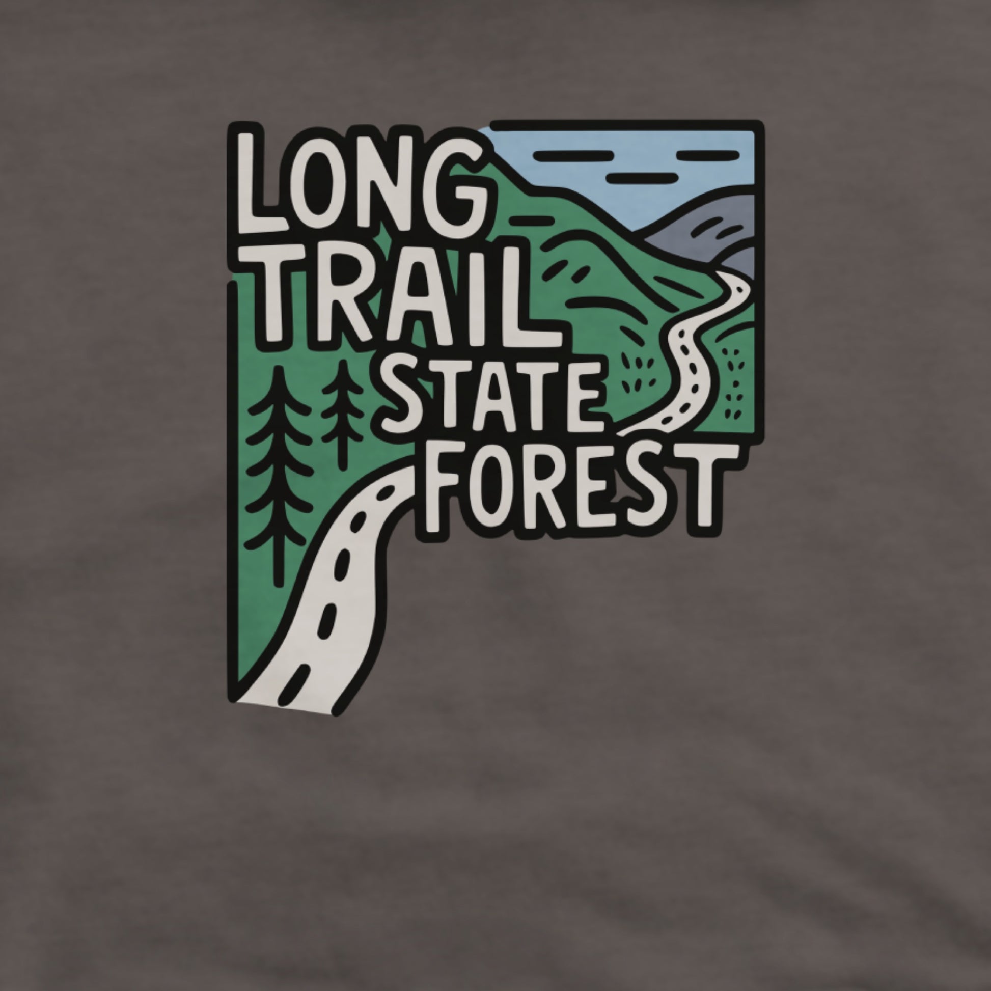 Long Trail State Forest Hoodie Adventure and Outdoors Themed Hoodie