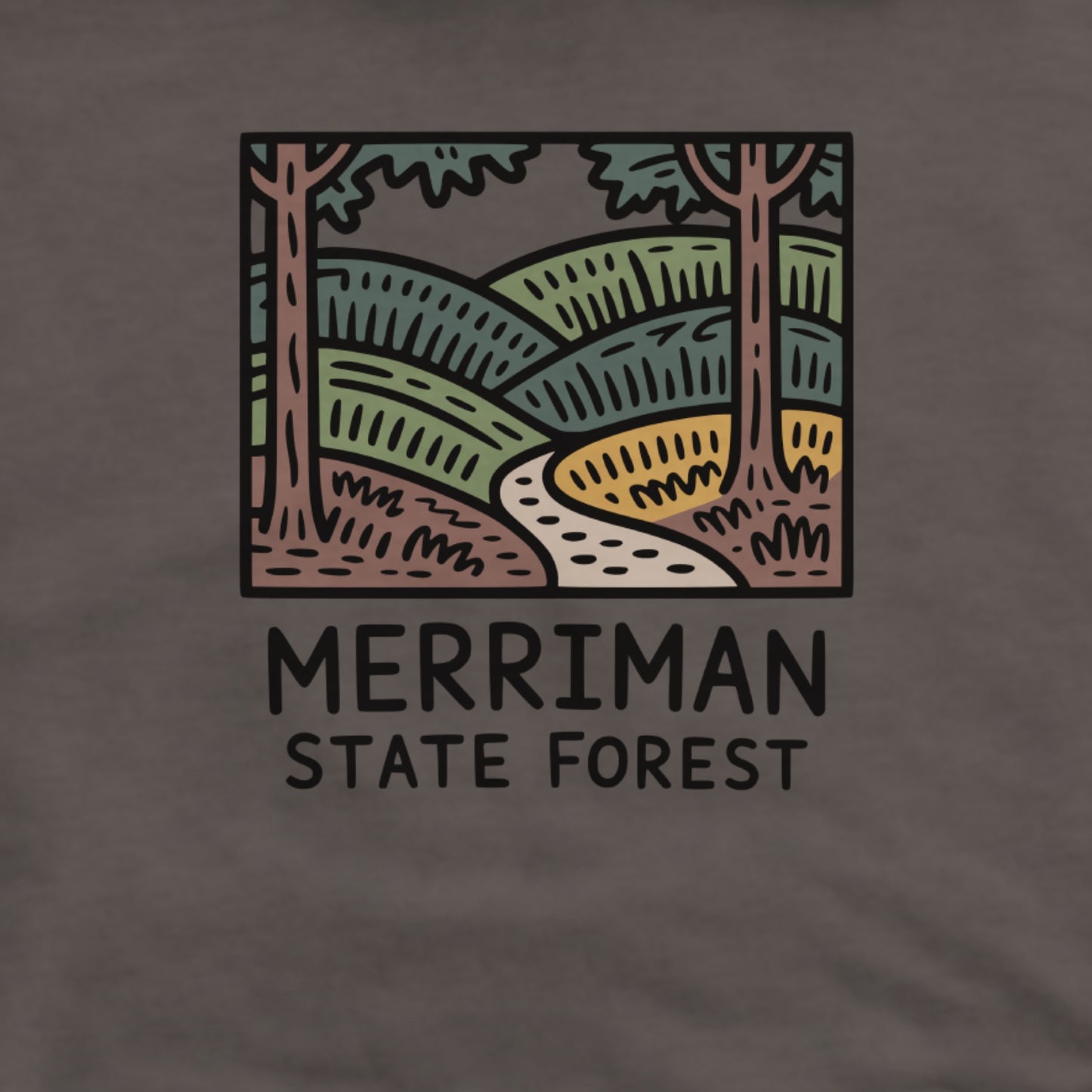 Merriman State Forest Hoodie Adventure and Outdoors Themed Hoodie