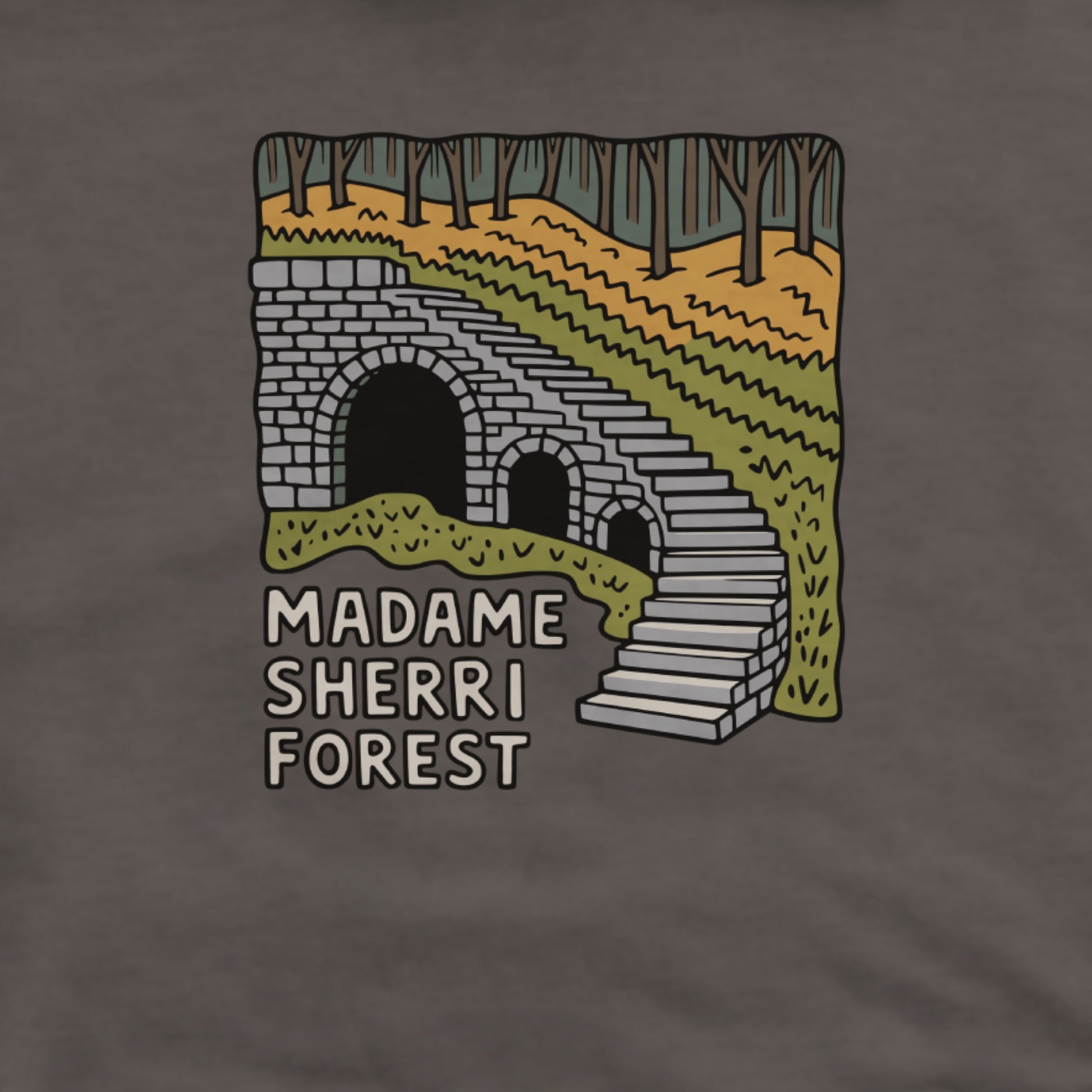 Madame Sherri Forest Hoodie Adventure and Outdoors Themed Hoodie