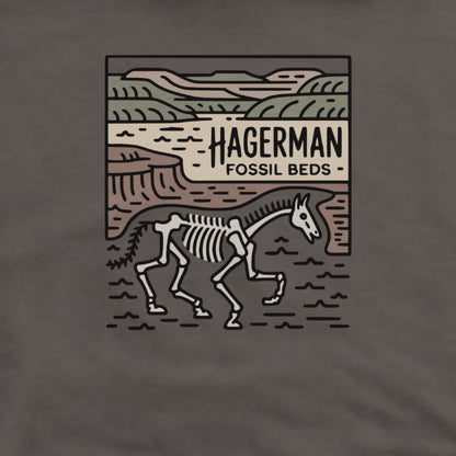 Hagerman Fossil Beds National Monument Hoodie Adventure and Outdoors Themed Hoodie