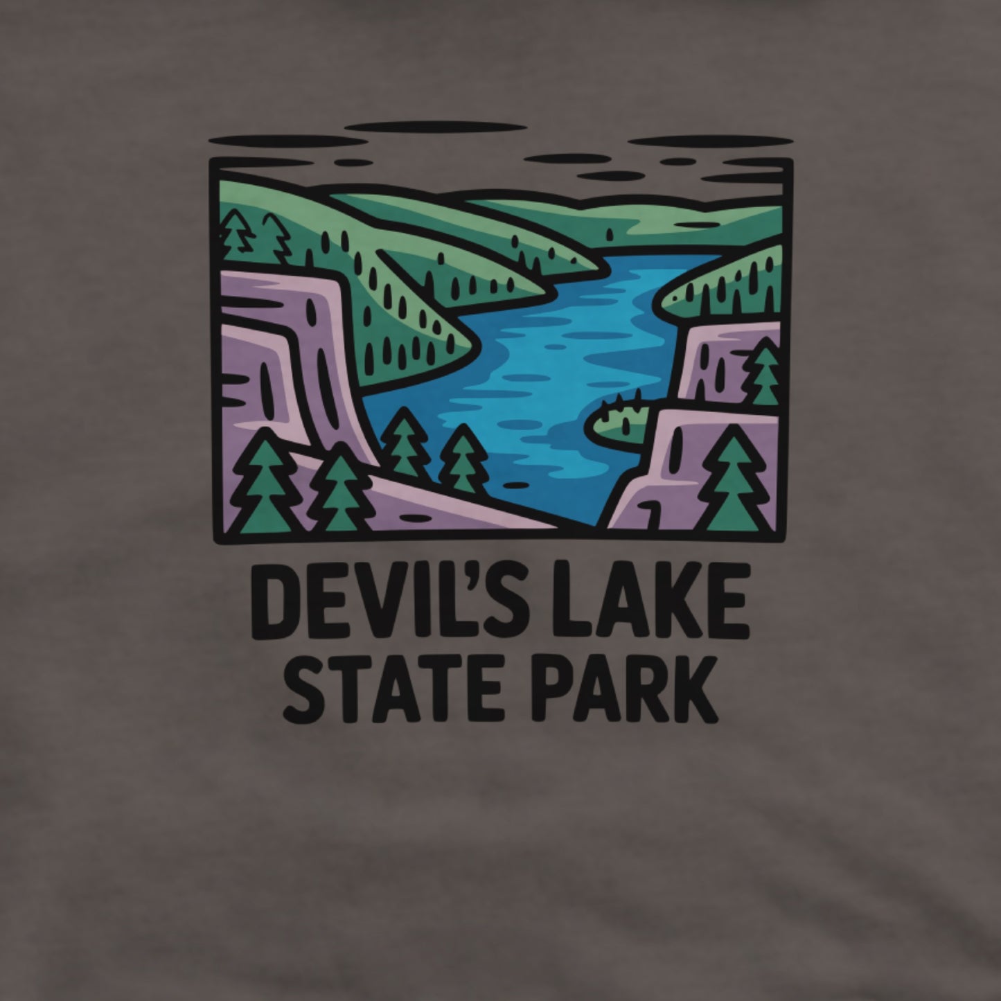 Devil’s Lake State Park Hoodie Adventure and Outdoors Themed Hoodie